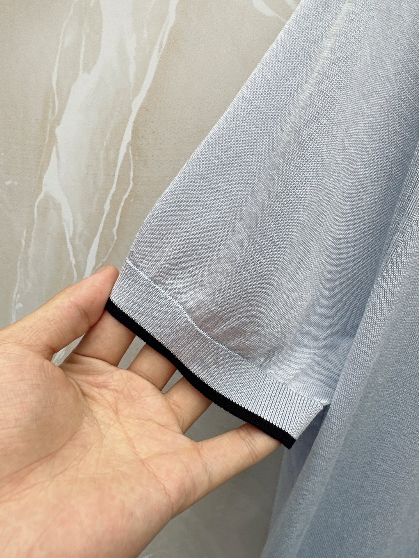 BC 26SS春夏新款桑蚕丝天丝混纺针织翻领短Tee，男士经典徽章刺绣商务休闲针织短袖Polo衫！贸易公