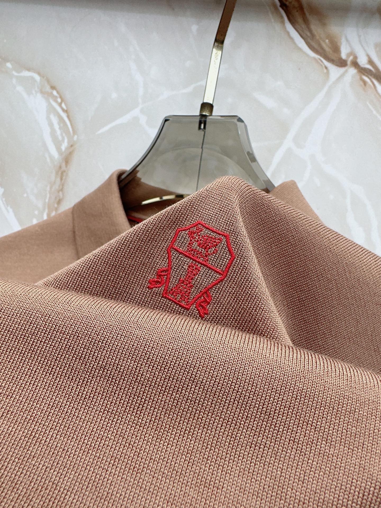 BC 26SS春夏新款桑蚕丝天丝混纺针织翻领短Tee，男士经典徽章刺绣商务休闲针织短袖Polo衫！贸易公