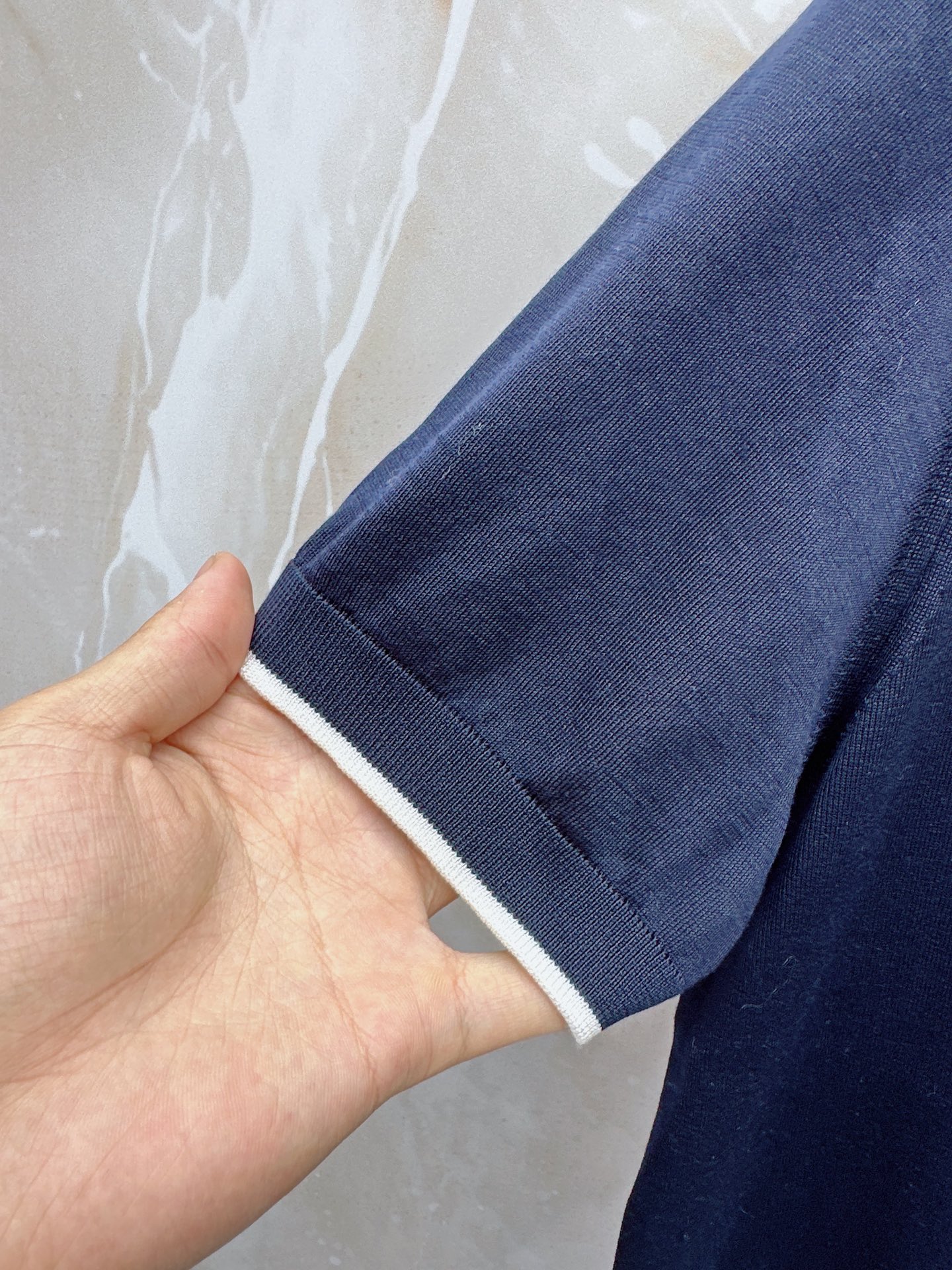 BC 26SS春夏新款桑蚕丝天丝混纺针织翻领短Tee，男士经典徽章刺绣商务休闲针织短袖Polo衫！贸易公