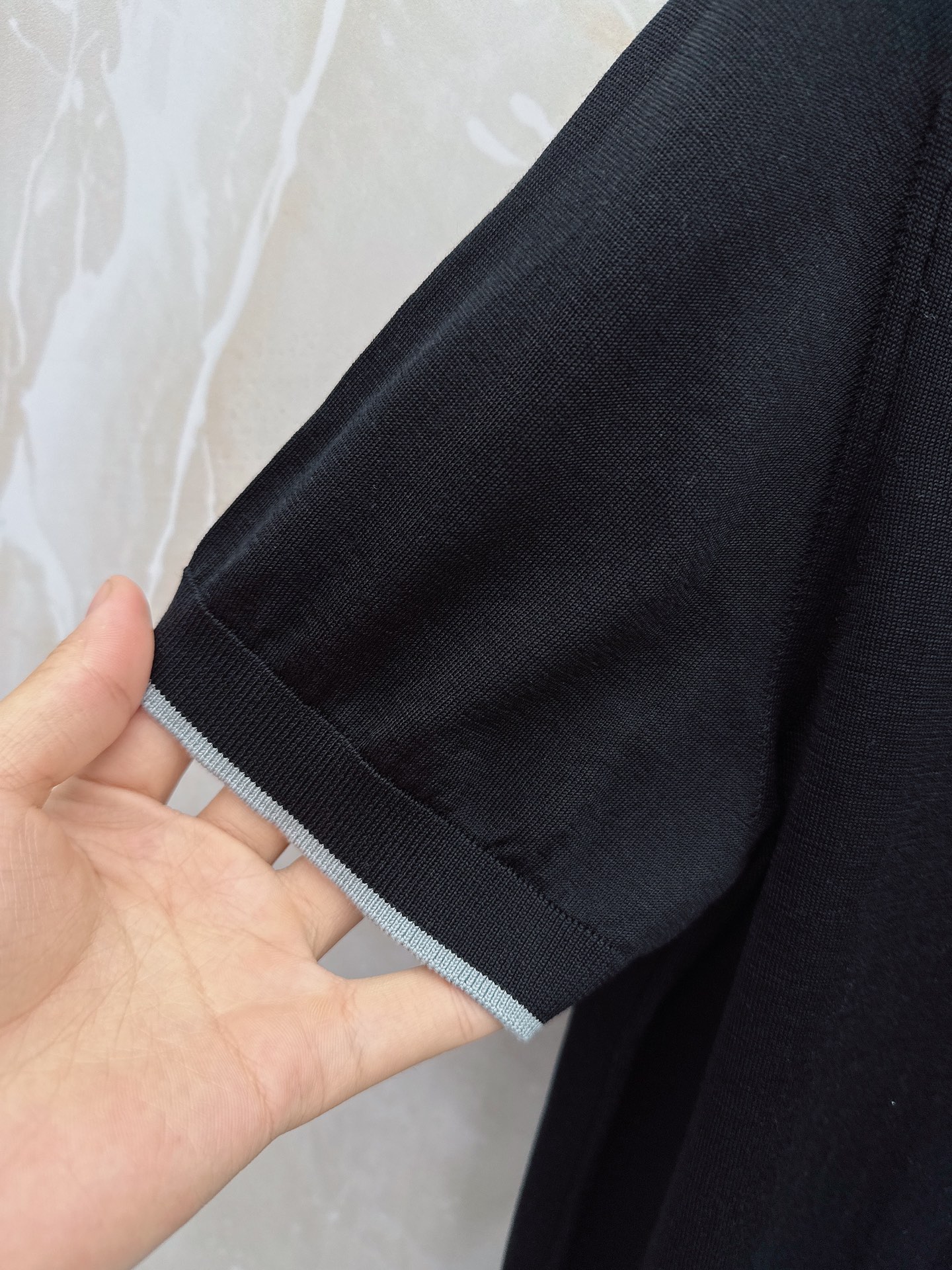 BC 26SS春夏新款桑蚕丝天丝混纺针织翻领短Tee，男士经典徽章刺绣商务休闲针织短袖Polo衫！贸易公