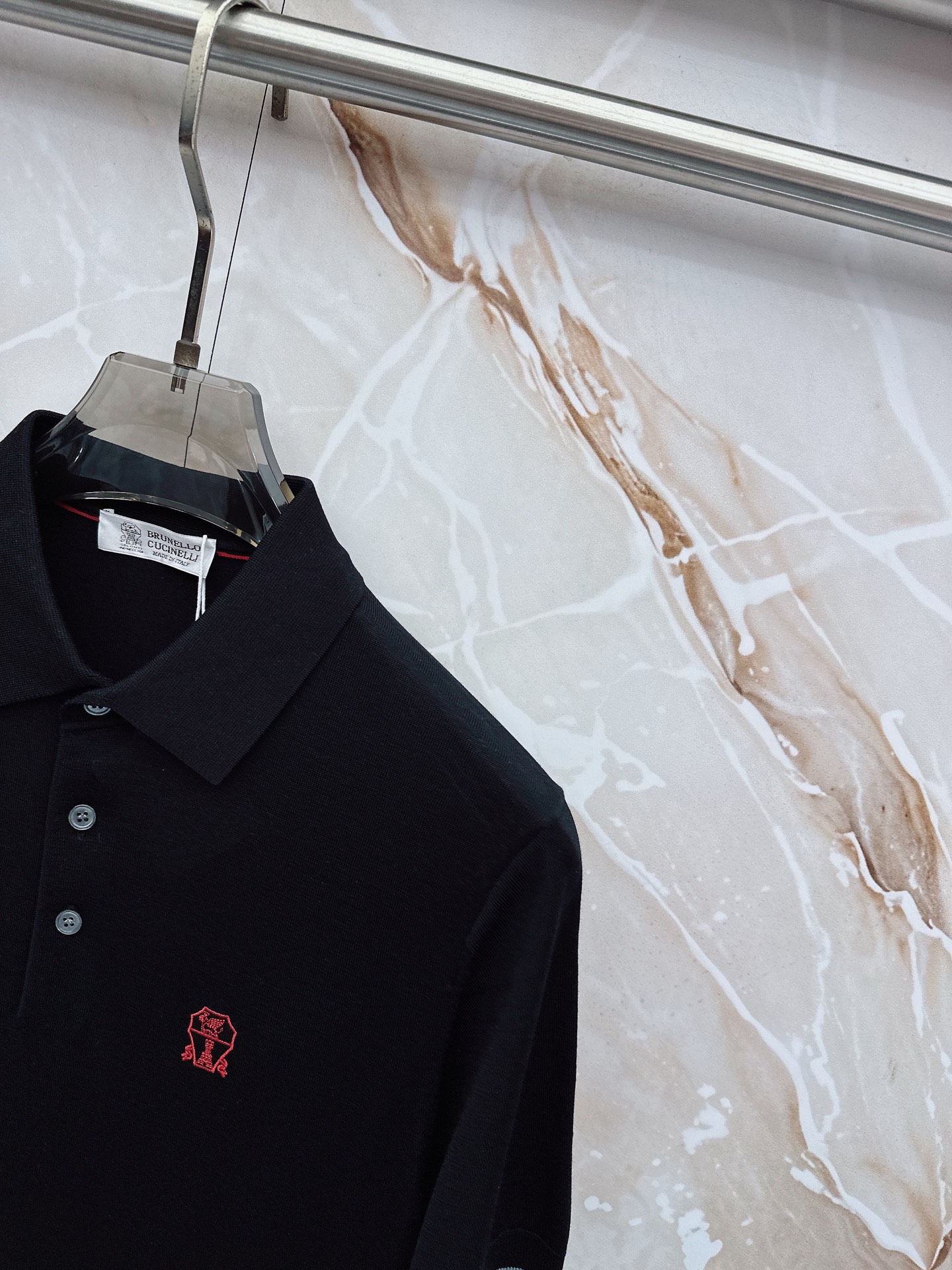 BC 26SS春夏新款桑蚕丝天丝混纺针织翻领短Tee，男士经典徽章刺绣商务休闲针织短袖Polo衫！贸易公