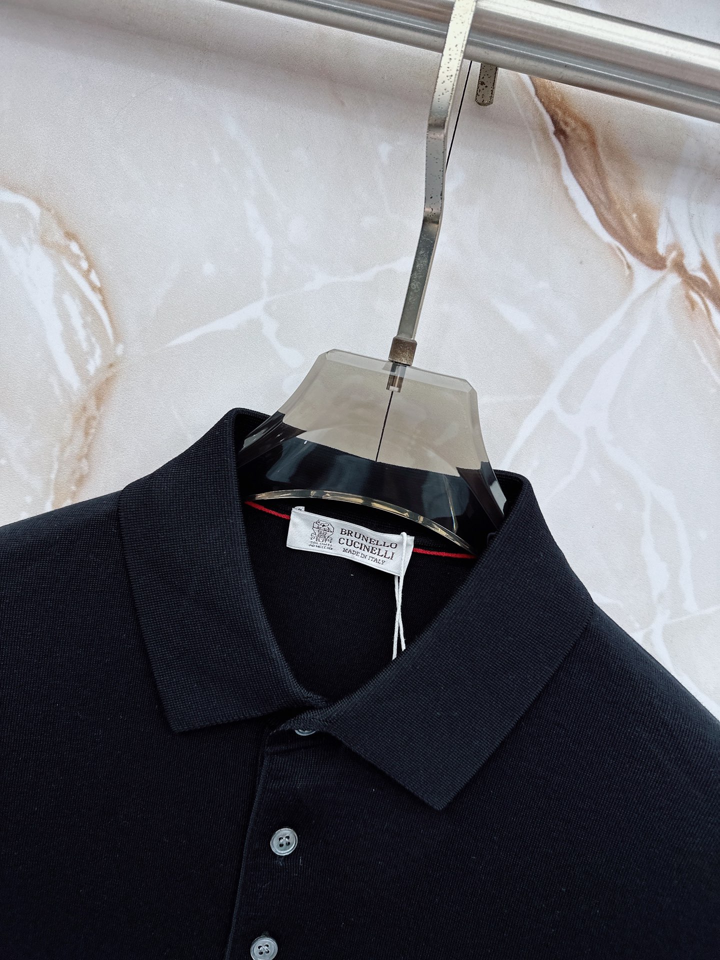 BC 26SS春夏新款桑蚕丝天丝混纺针织翻领短Tee，男士经典徽章刺绣商务休闲针织短袖Polo衫！贸易公