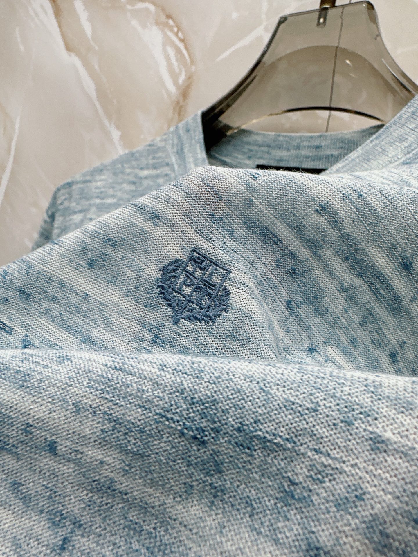 Loro Piana 诺悠翩雅 2026新款男士高端简约翻领针织条纹短袖T恤衫，香港洋行渠道货，纯正血统