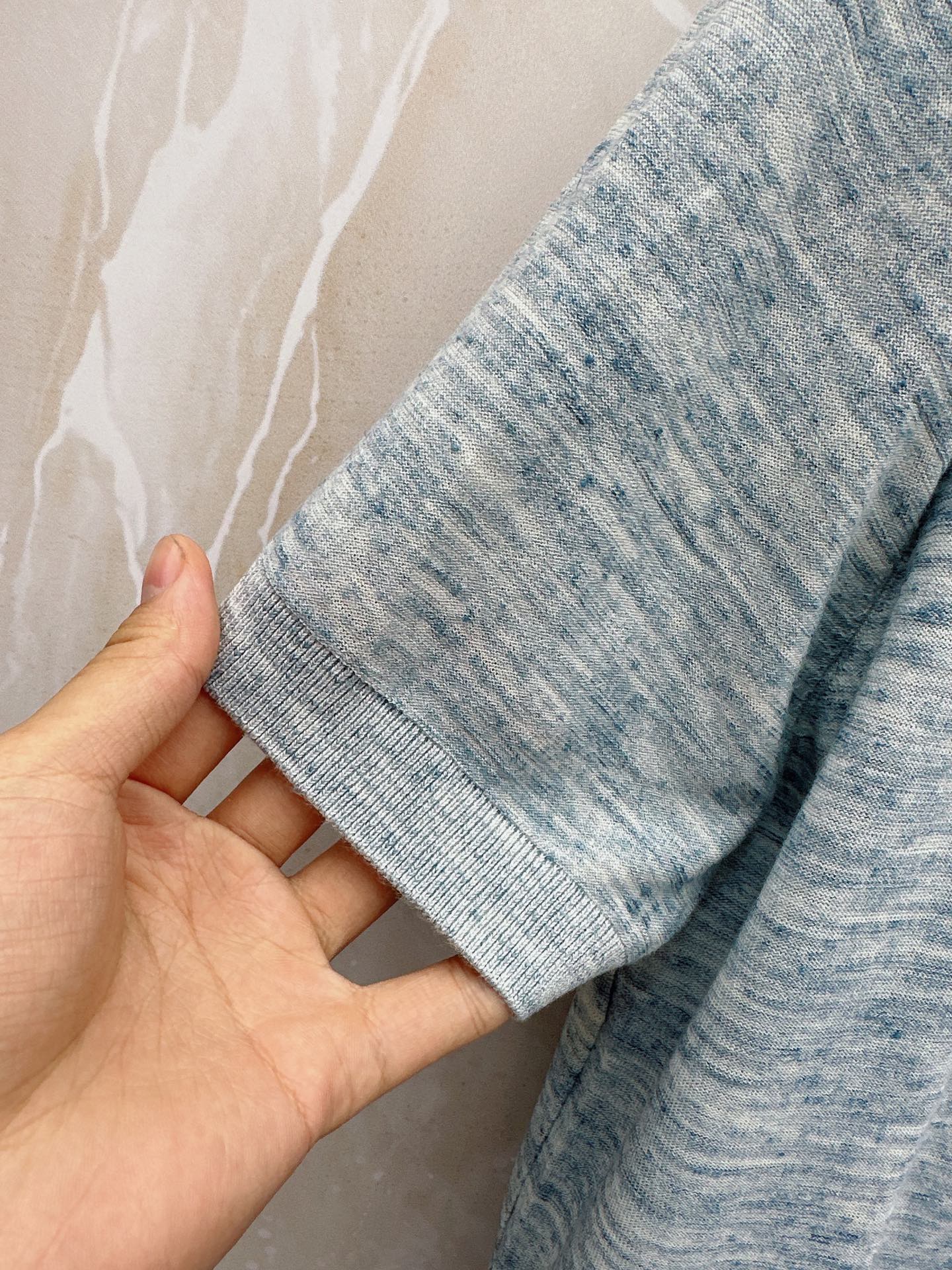 Loro Piana 诺悠翩雅 2026新款男士高端简约翻领针织条纹短袖T恤衫，香港洋行渠道货，纯正血统