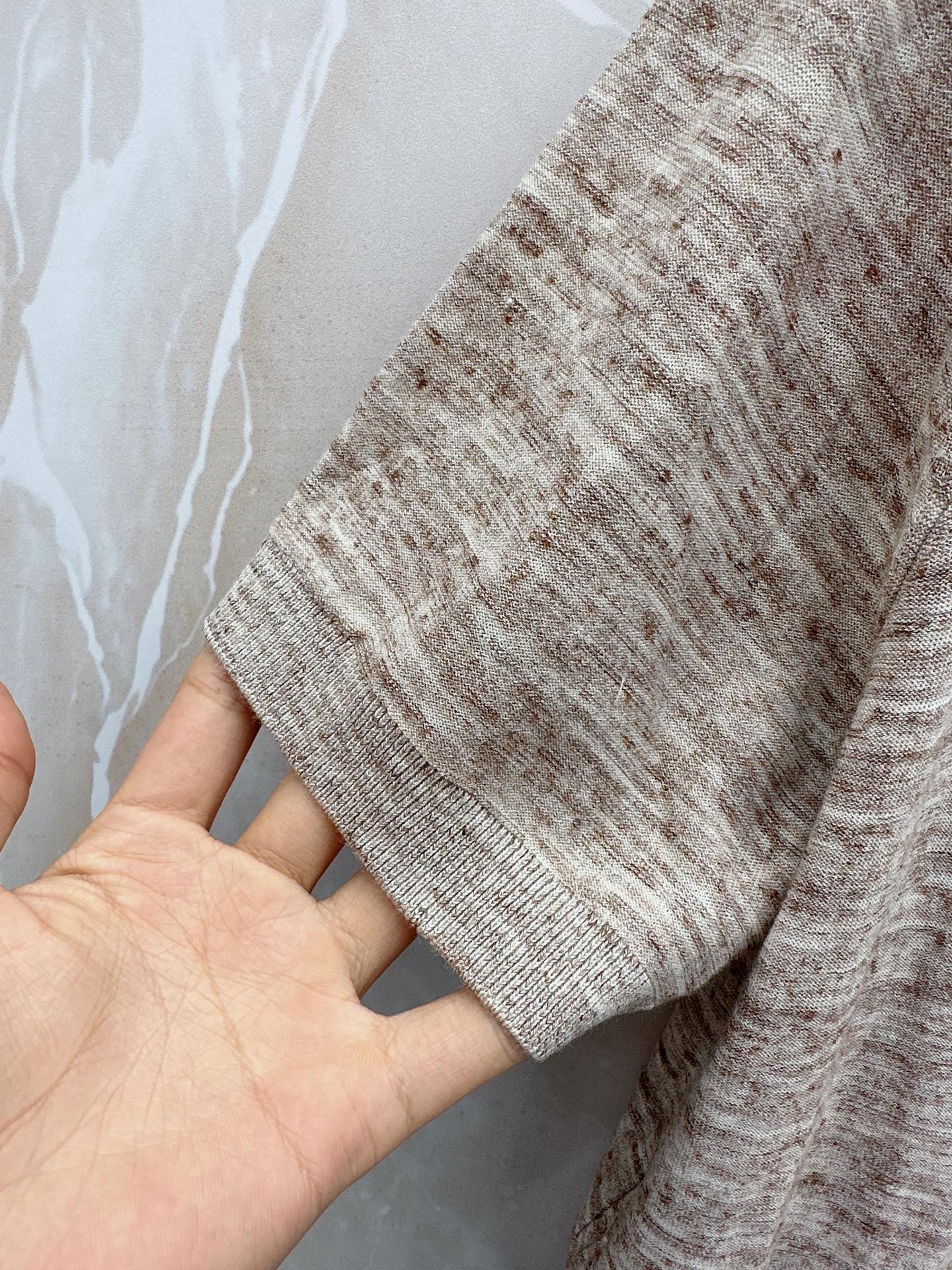 Loro Piana 诺悠翩雅 2026新款男士高端简约翻领针织条纹短袖T恤衫，香港洋行渠道货，纯正血统