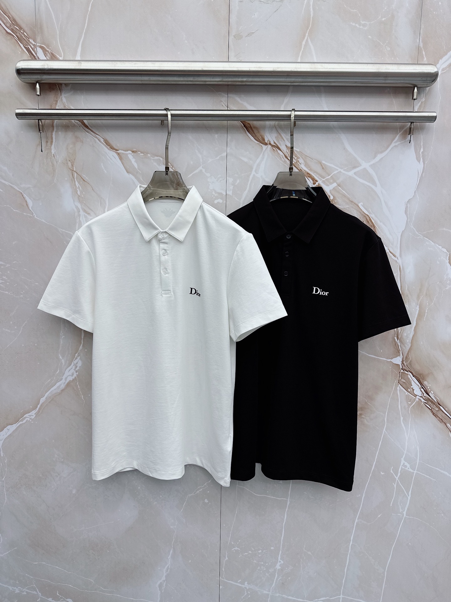 迪奥  2026ss夏季新品，男士免烫抗速干商务短袖POLO衫，贸易公司渠道稀出，领先GW发售！夏季秀款