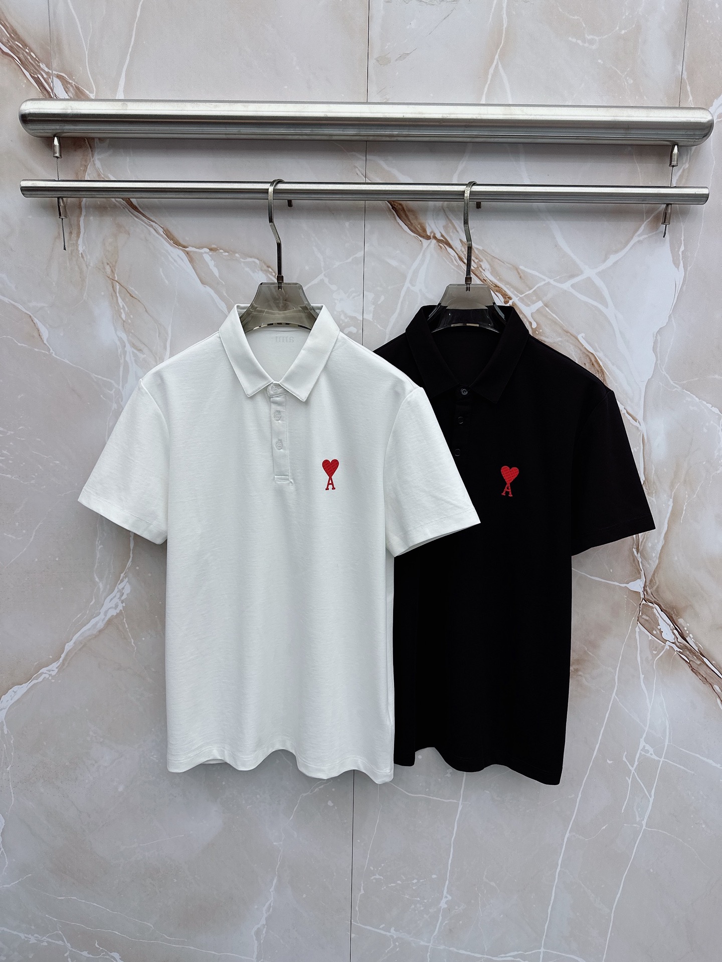 ami  2026ss夏季新品，男士免烫抗速干商务短袖POLO衫，贸易公司渠道稀出，领先GW发售！夏季秀