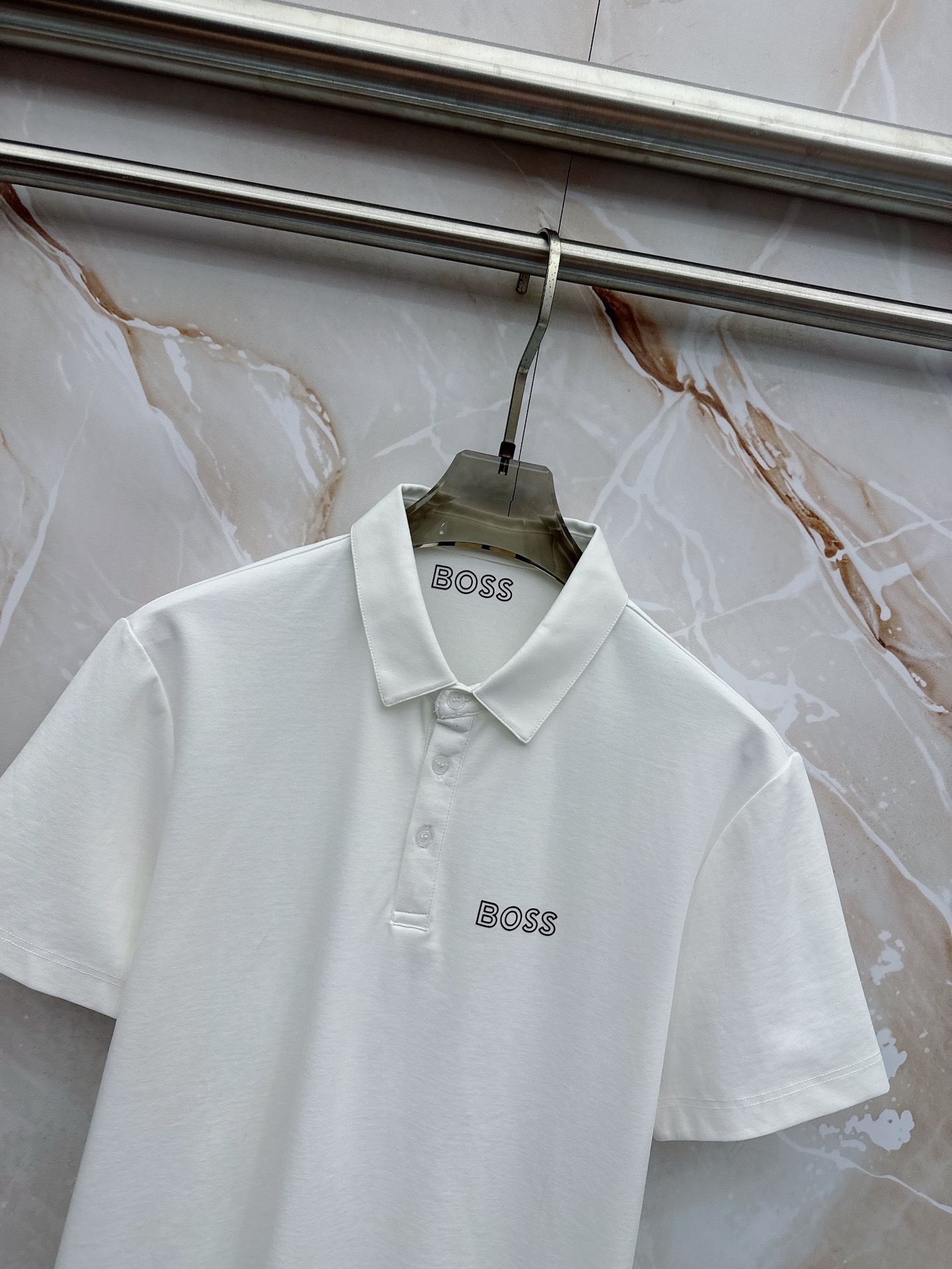 boos  2026ss夏季新品，男士免烫抗速干商务短袖POLO衫，贸易公司渠道稀出，领先GW发售！夏季