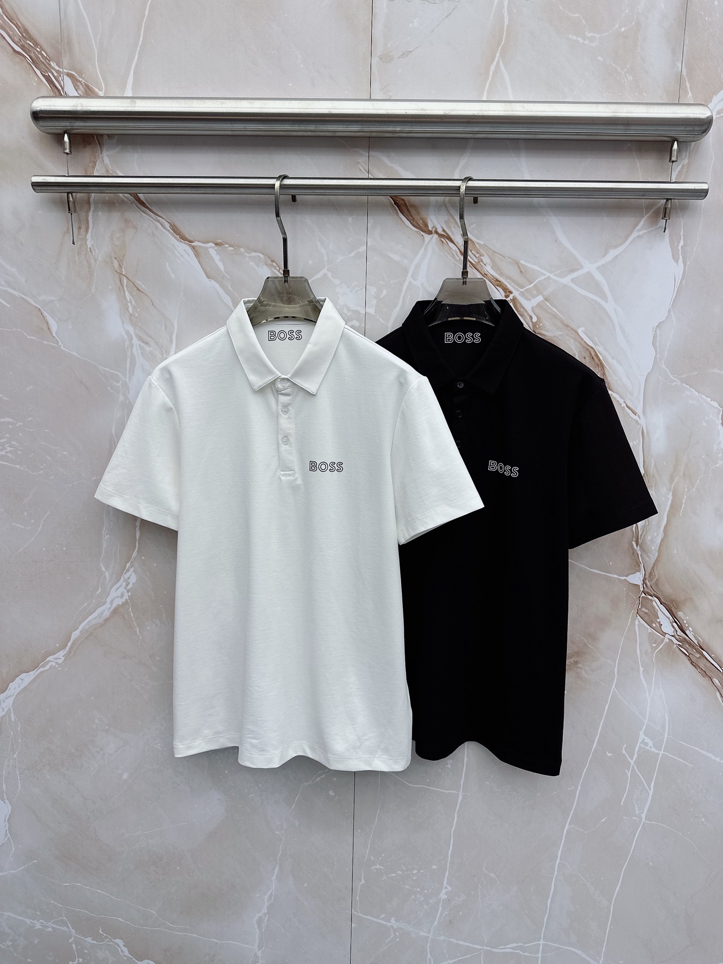 boos  2026ss夏季新品，男士免烫抗速干商务短袖POLO衫，贸易公司渠道稀出，领先GW发售！夏季