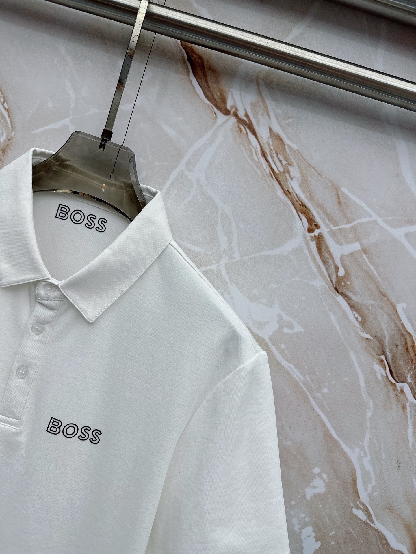 boos  2026ss夏季新品，男士免烫抗速干商务短袖POLO衫，贸易公司渠道稀出，领先GW发售！夏季