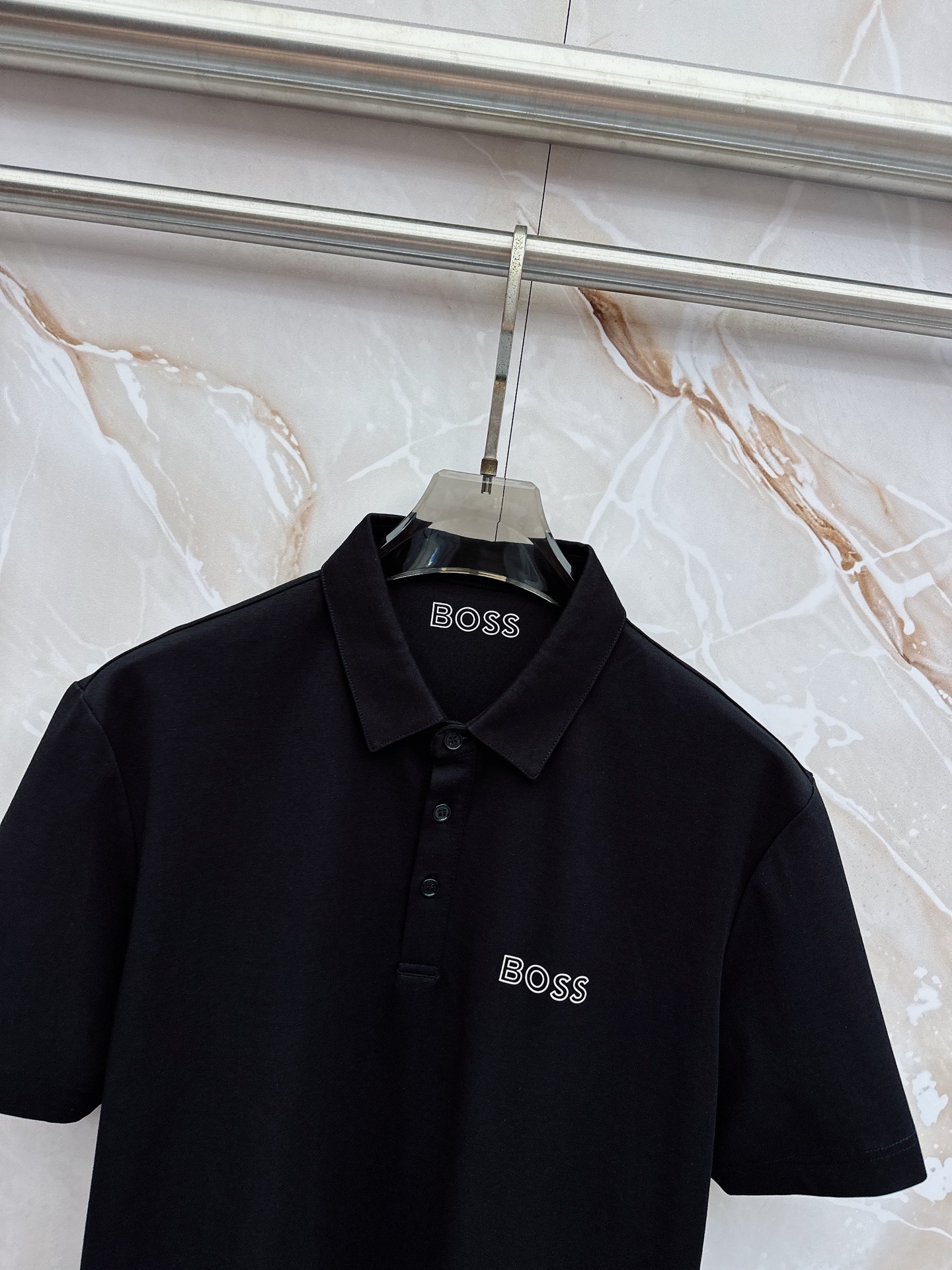 boos  2026ss夏季新品，男士免烫抗速干商务短袖POLO衫，贸易公司渠道稀出，领先GW发售！夏季