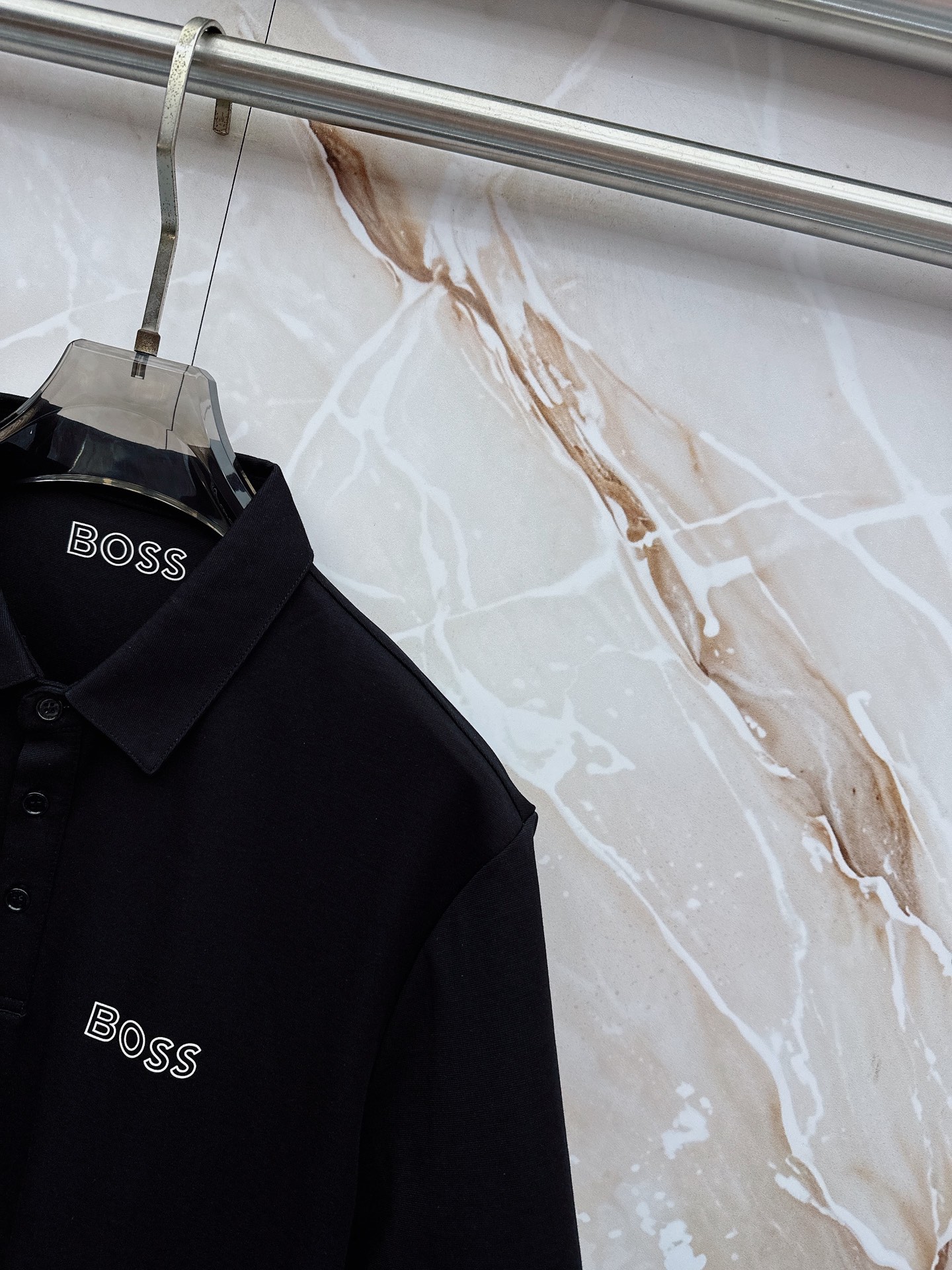 boos  2026ss夏季新品，男士免烫抗速干商务短袖POLO衫，贸易公司渠道稀出，领先GW发售！夏季