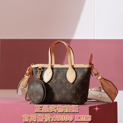 Louis Vuitton Neverfull BB Monogram Canvas Crossbody Bag - M46705 1 Louis Vuitton Neverfull BB Monogram Canvas Crossbody Bag - M46705