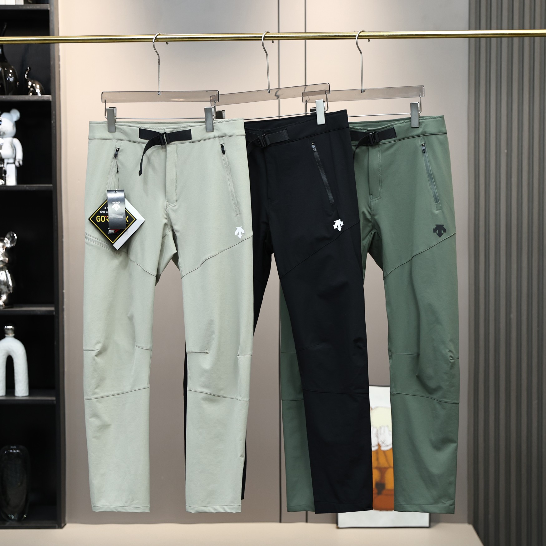 Descente Kleidung Pants & Hosen Schwarz Grün Khaki Männer Frühling/Sommer Kollektion Lässig