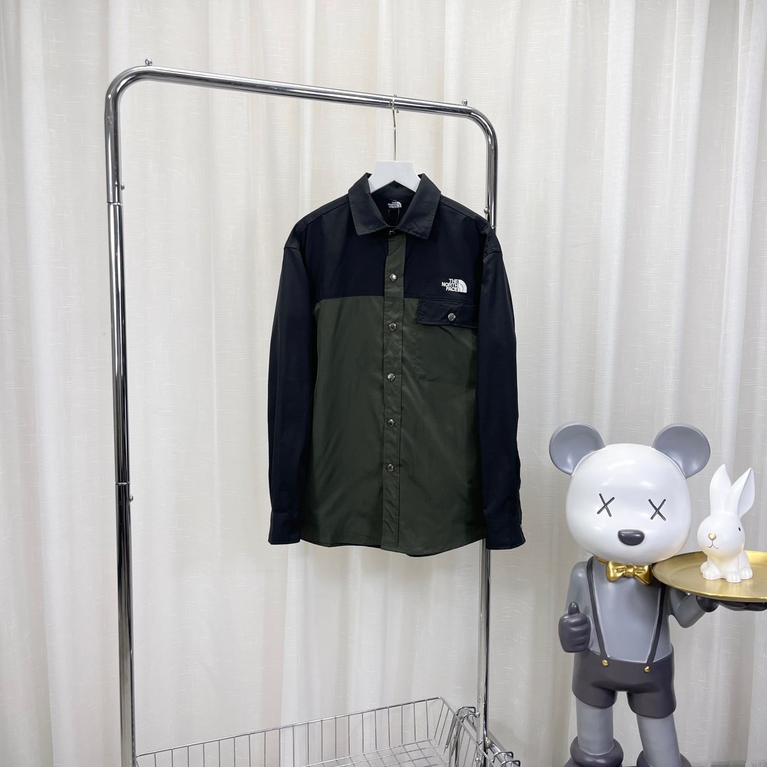 SY893# The North Face L/S Nuptse Shirt – Lightweight Air Fabric, Various Sizes and Colors - 图片 4