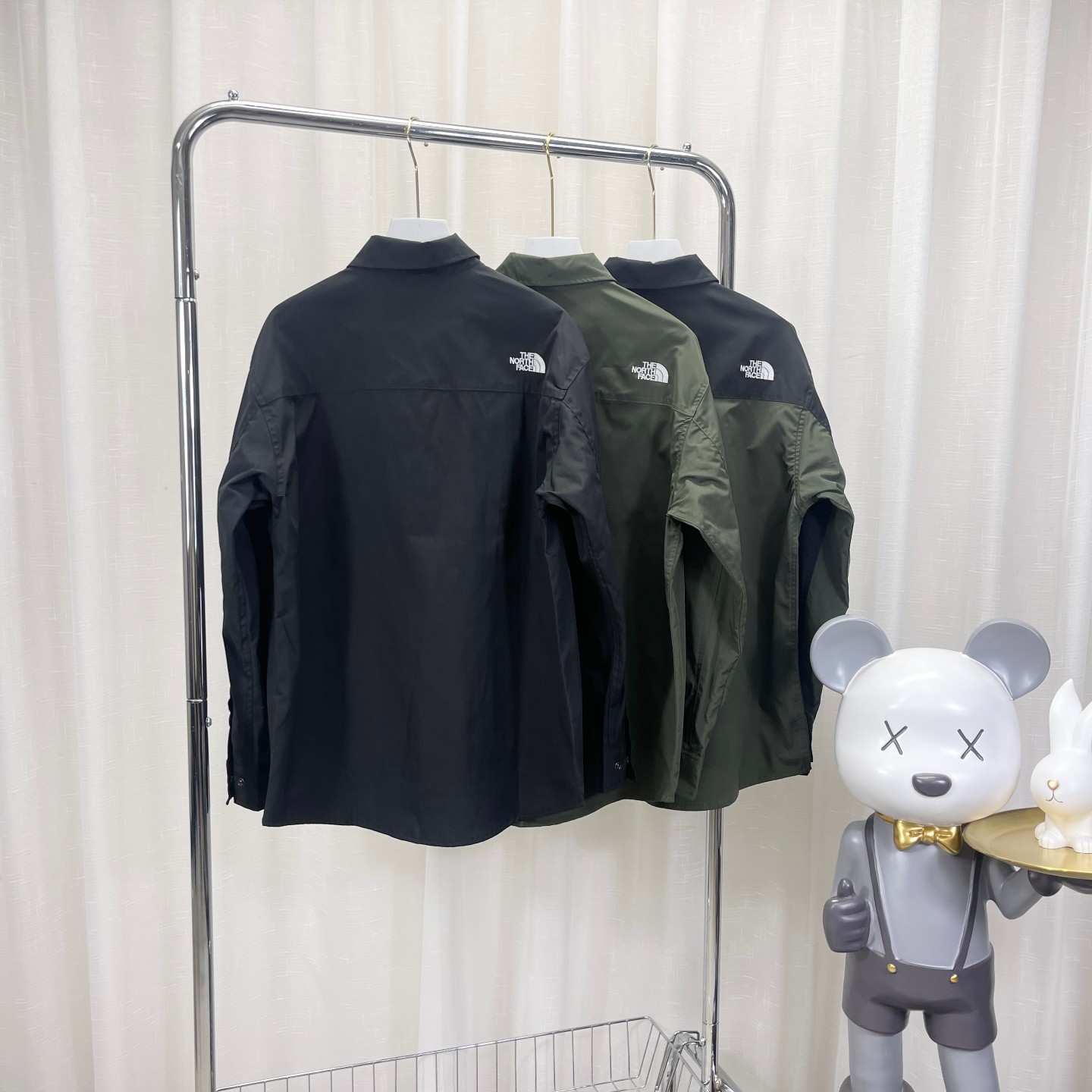 SY893# The North Face L/S Nuptse Shirt – Lightweight Air Fabric, Various Sizes and Colors - 图片 5