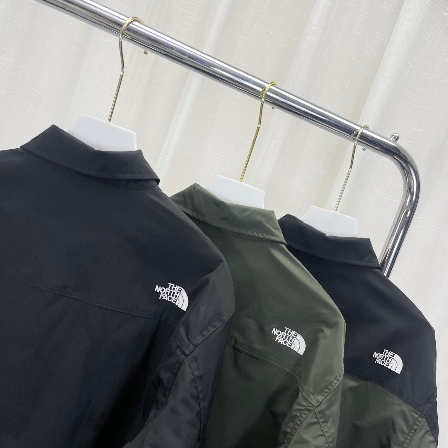 SY893# The North Face L/S Nuptse Shirt – Lightweight Air Fabric, Various Sizes and Colors - 图片 7