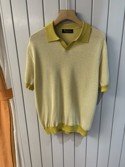 Men's Diamond Jacquard Knit Polo Shirt - Elegant Short Sleeve 1 Men's Diamond Jacquard Knit Polo Shirt - Elegant Short Sleeve