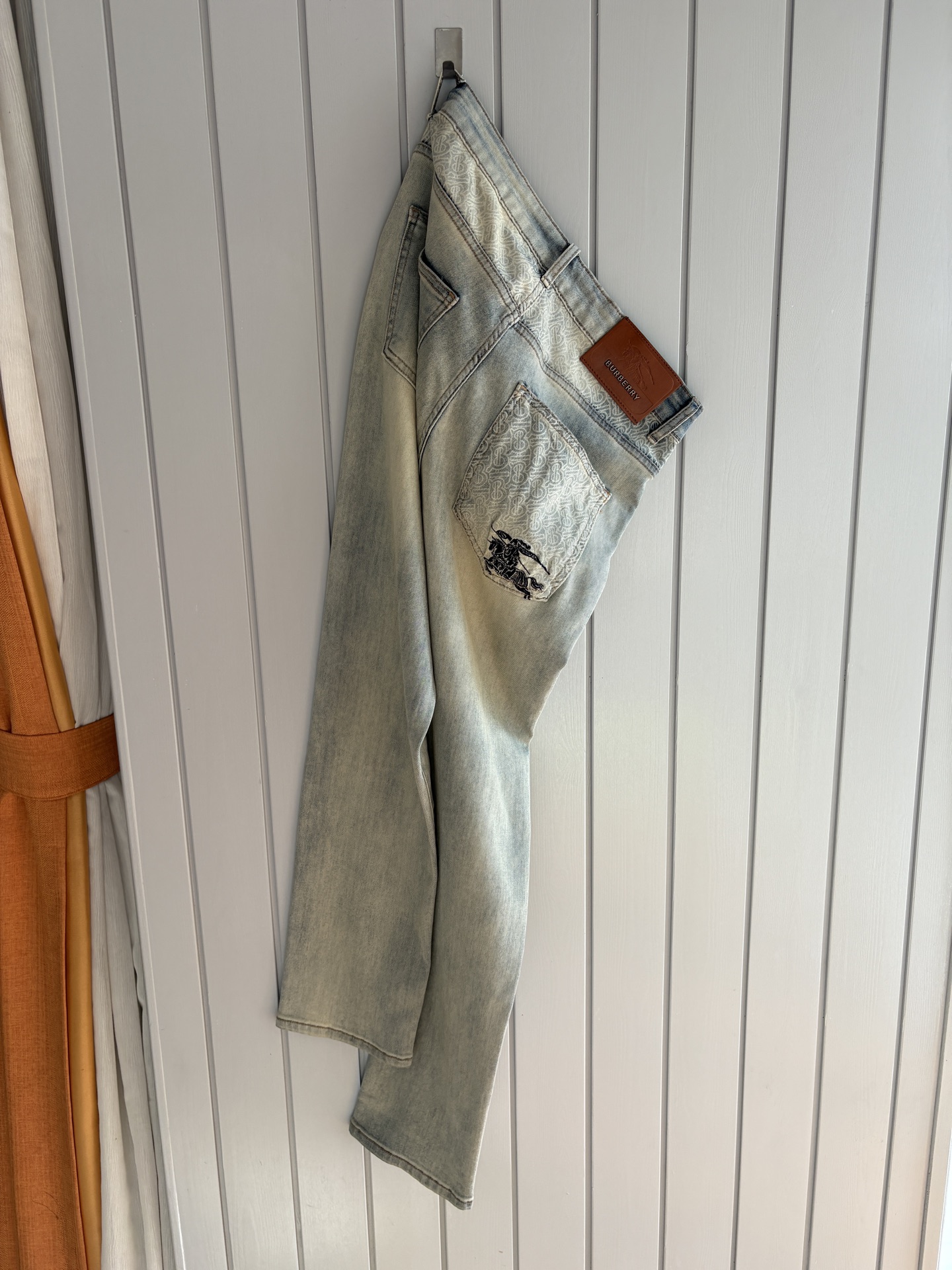Burberry Men's Light Wash Embroidered Logo Jeans 2 i1749351571928 5904 0 0