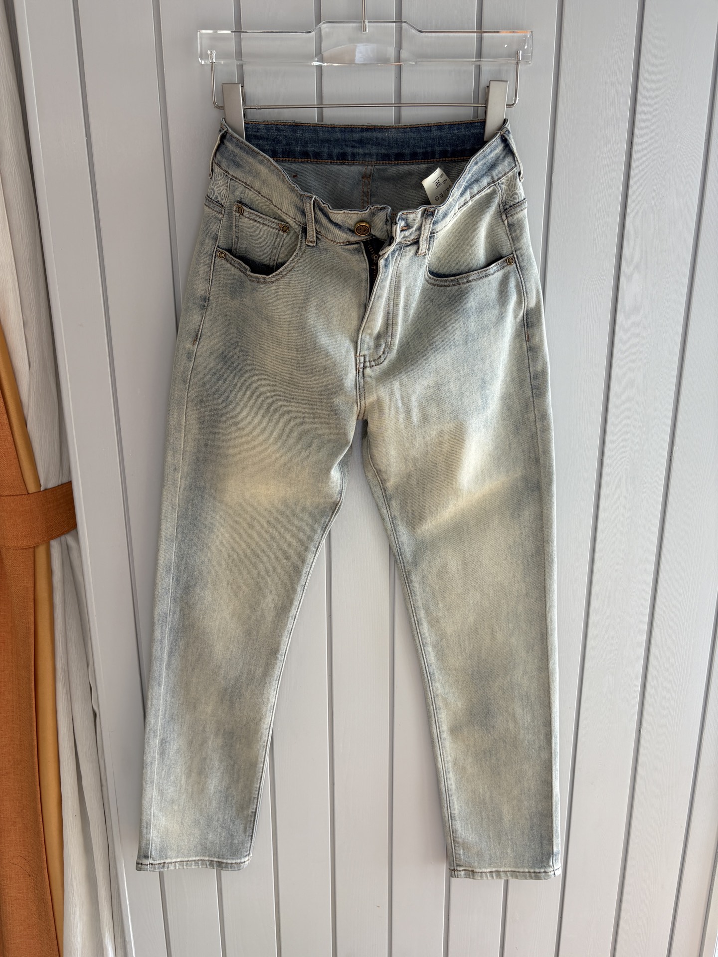 Burberry Men's Light Wash Embroidered Logo Jeans 3 i1749351578363 9539 0 1