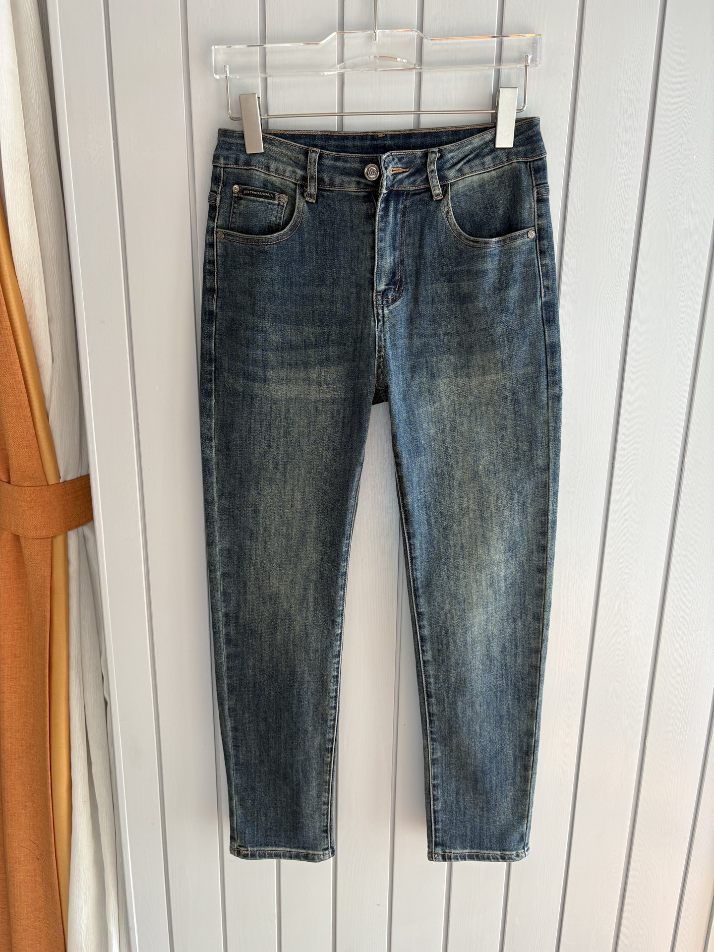 Dolce & Gabbana Distressed Denim Jeans with Embroidered Logo, Sizes 28-38 4 i1749352213266 5775 0 2