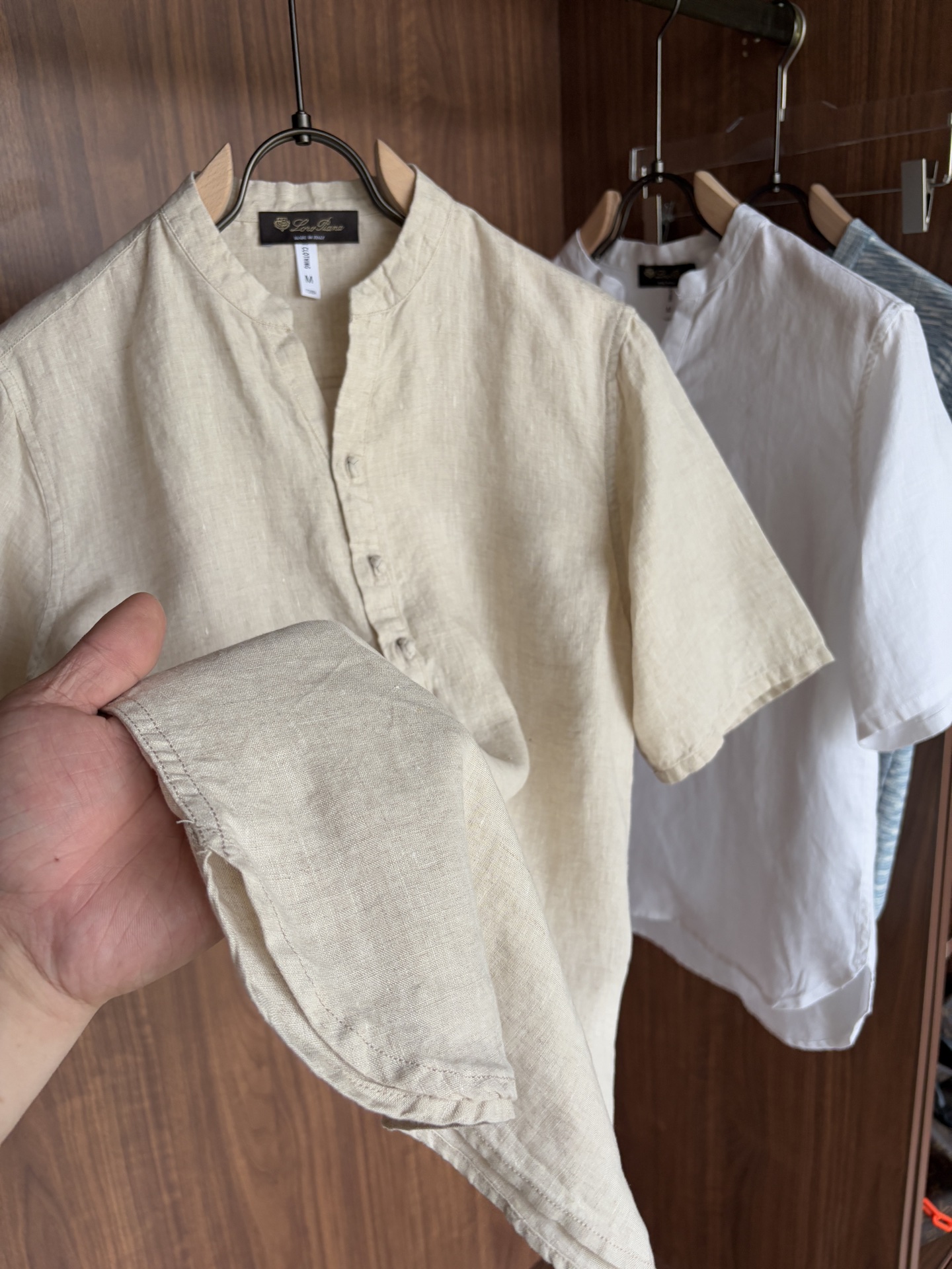 lP🆕20%亚麻男士短袖，男装界的天花板，这款翻领麻料衫短袖精准到每一针的细腻工艺，完全区别于普通面料裁