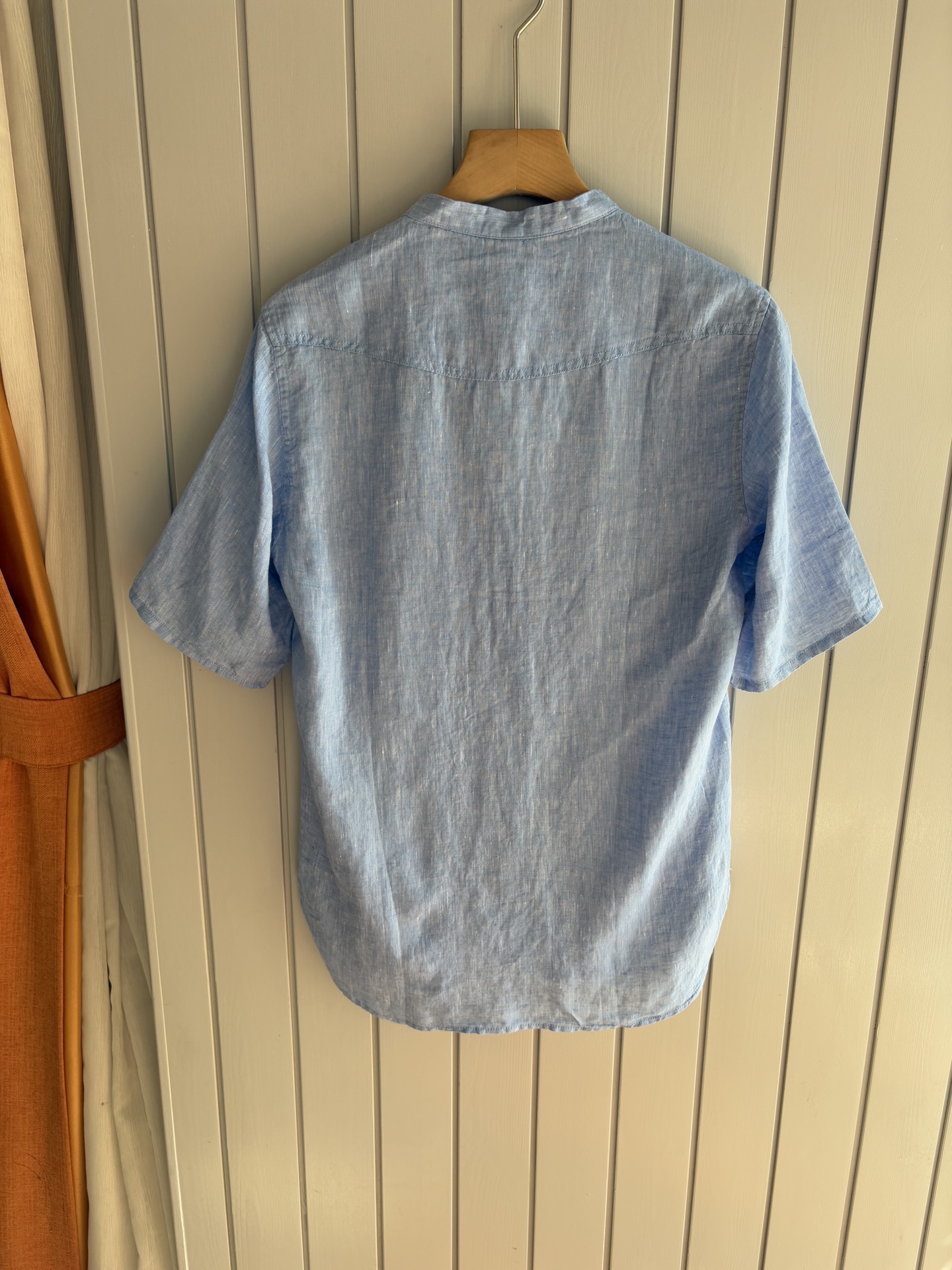 lP🆕20%亚麻男士短袖，男装界的天花板，这款翻领麻料衫短袖精准到每一针的细腻工艺，完全区别于普通面料裁