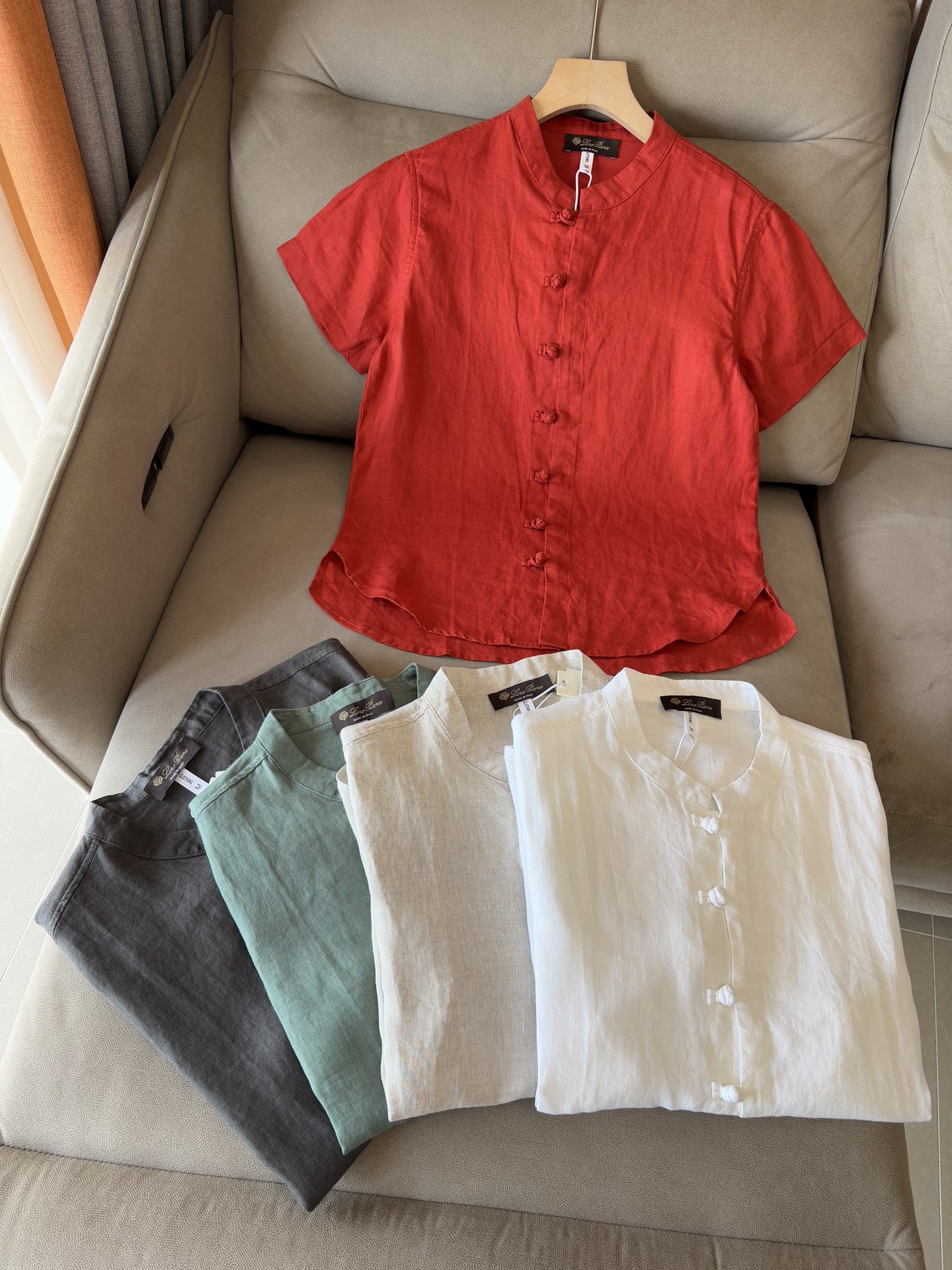 lP🆕20%亚麻男士短袖，男装界的天花板，这款翻领麻料衫短袖精准到每一针的细腻工艺，完全区别于普通面料裁