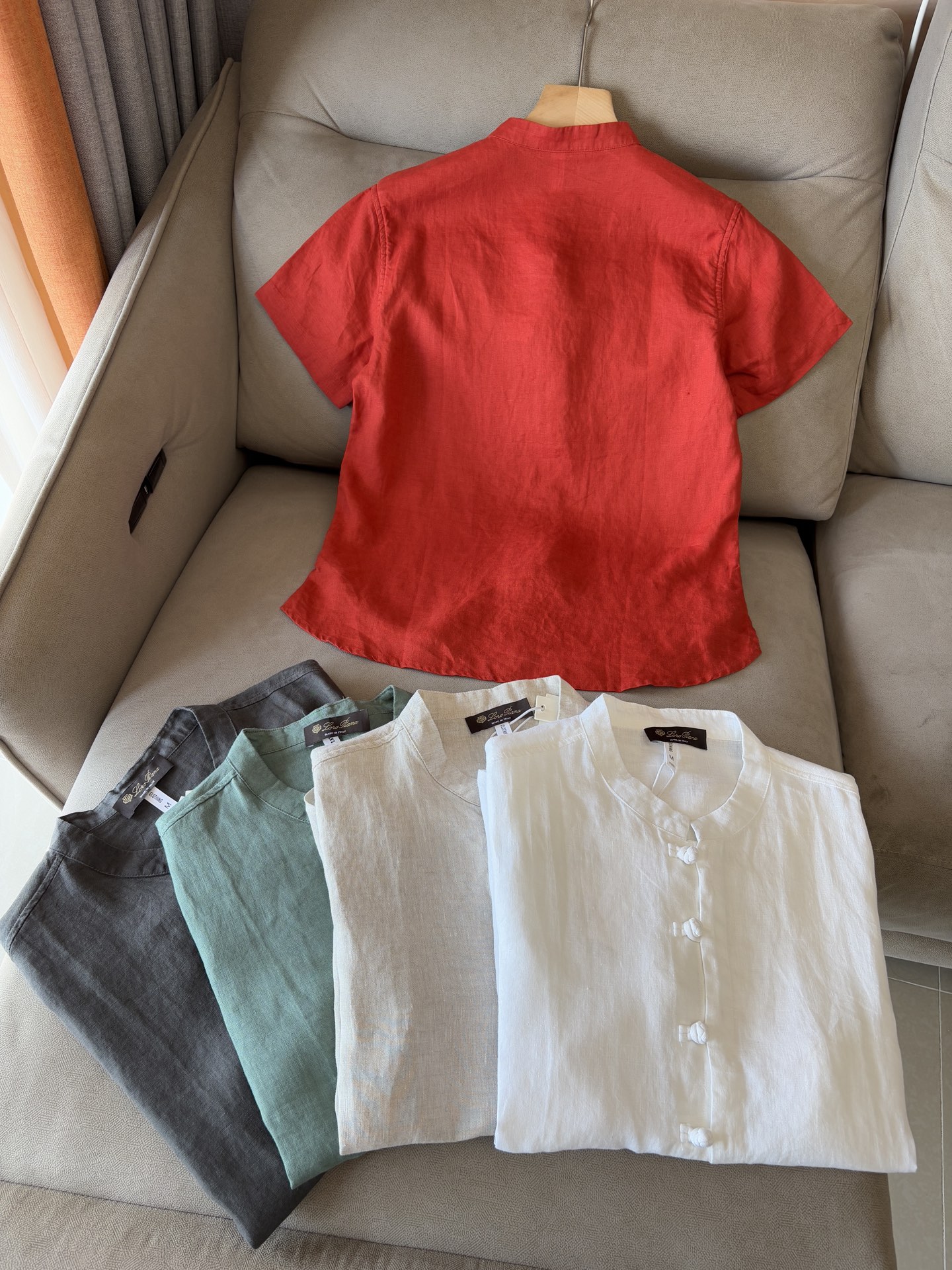 lP🆕20%亚麻男士短袖，男装界的天花板，这款翻领麻料衫短袖精准到每一针的细腻工艺，完全区别于普通面料裁