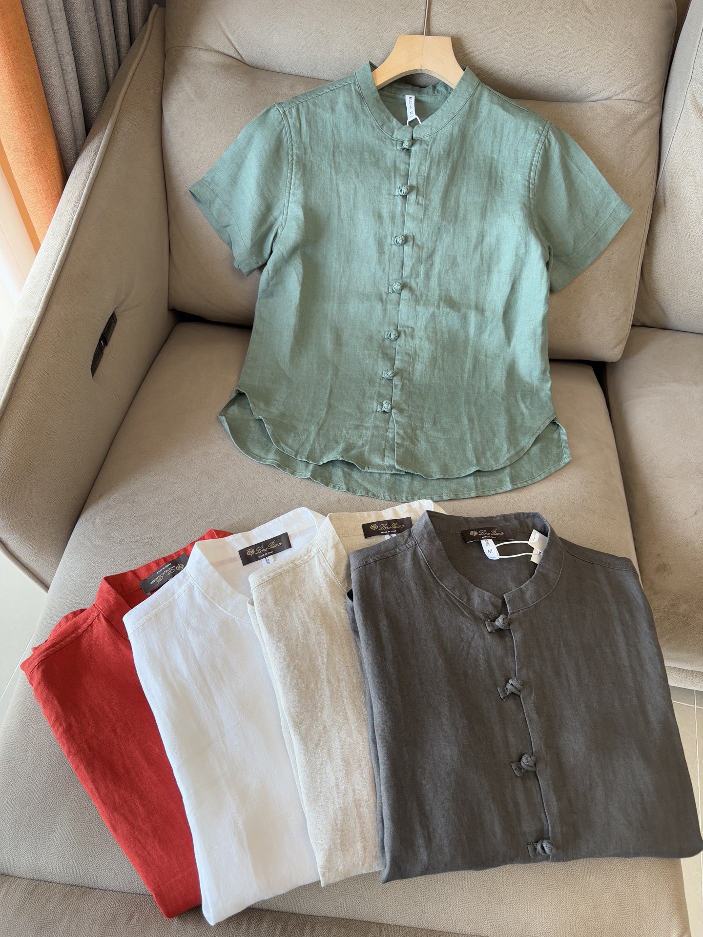 lP🆕20%亚麻男士短袖，男装界的天花板，这款翻领麻料衫短袖精准到每一针的细腻工艺，完全区别于普通面料裁