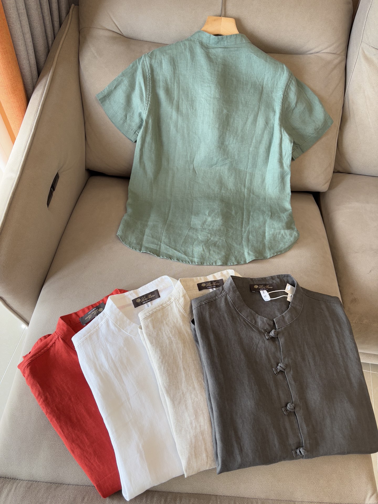 lP🆕20%亚麻男士短袖，男装界的天花板，这款翻领麻料衫短袖精准到每一针的细腻工艺，完全区别于普通面料裁