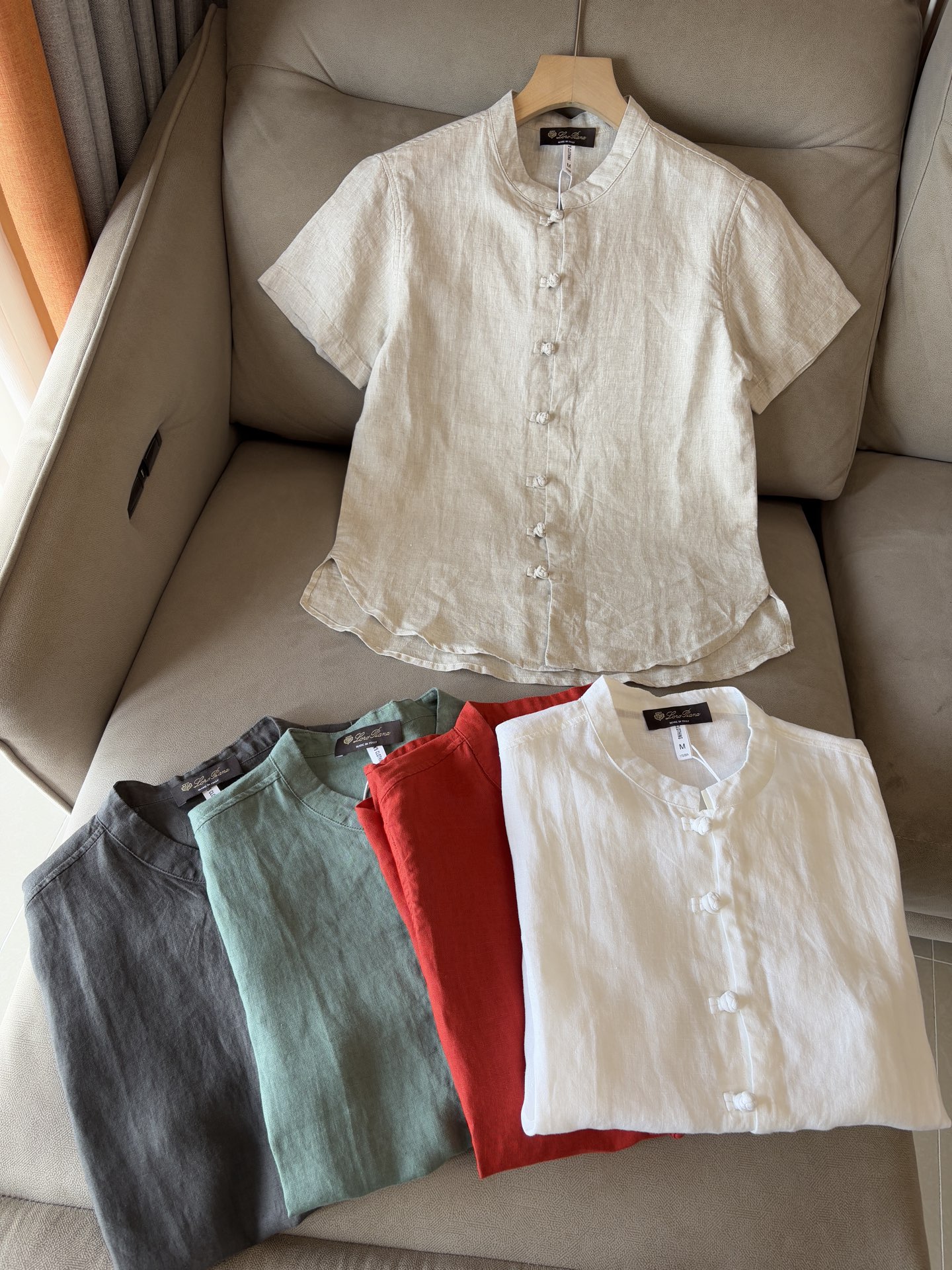 lP🆕20%亚麻男士短袖，男装界的天花板，这款翻领麻料衫短袖精准到每一针的细腻工艺，完全区别于普通面料裁