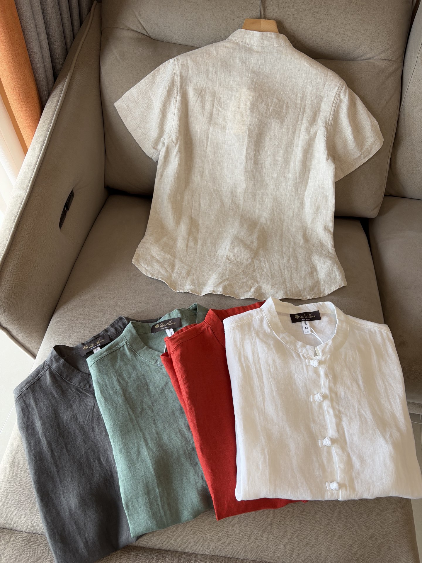 lP🆕20%亚麻男士短袖，男装界的天花板，这款翻领麻料衫短袖精准到每一针的细腻工艺，完全区别于普通面料裁