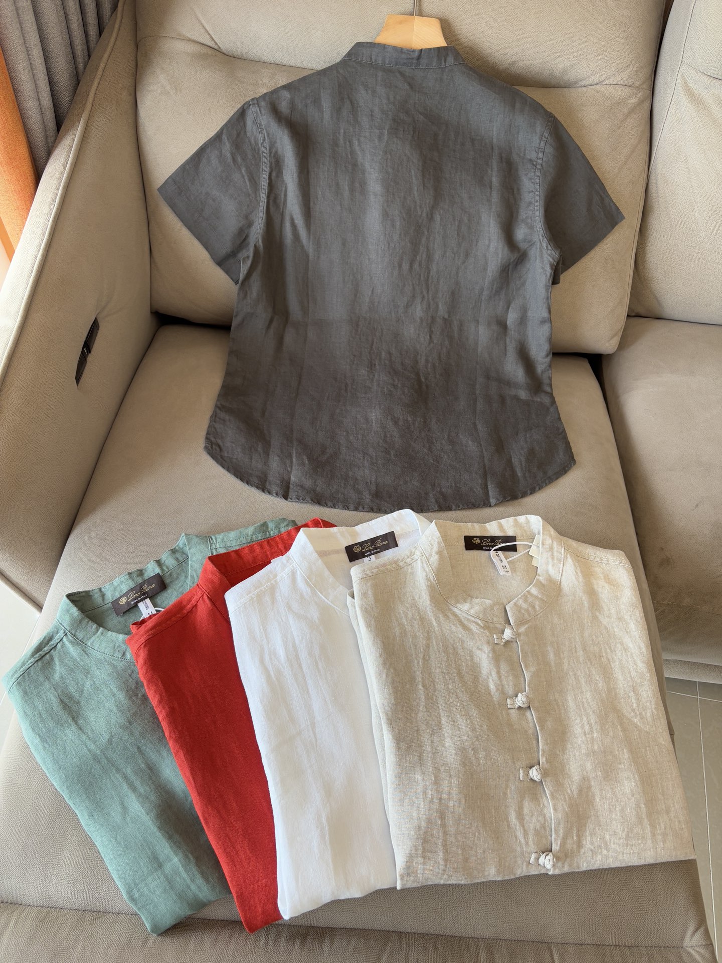 lP🆕20%亚麻男士短袖，男装界的天花板，这款翻领麻料衫短袖精准到每一针的细腻工艺，完全区别于普通面料裁