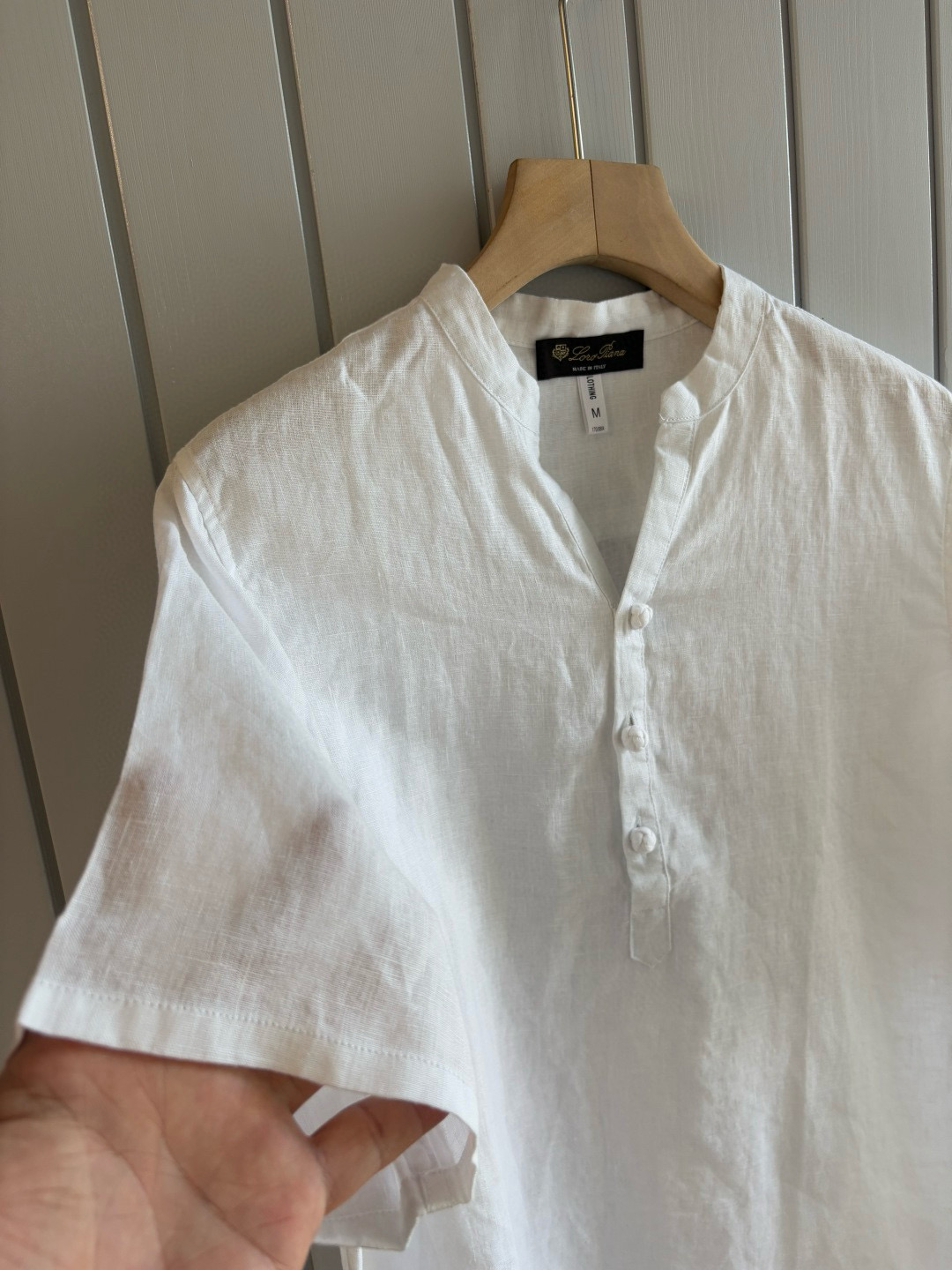 lP🆕20%亚麻男士短袖，男装界的天花板，这款翻领麻料衫短袖精准到每一针的细腻工艺，完全区别于普通面料裁