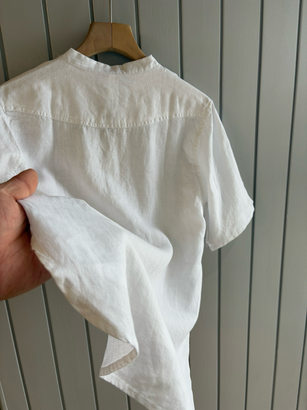 lP🆕20%亚麻男士短袖，男装界的天花板，这款翻领麻料衫短袖精准到每一针的细腻工艺，完全区别于普通面料裁