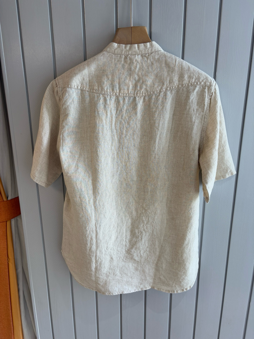 lP🆕20%亚麻男士短袖，男装界的天花板，这款翻领麻料衫短袖精准到每一针的细腻工艺，完全区别于普通面料裁