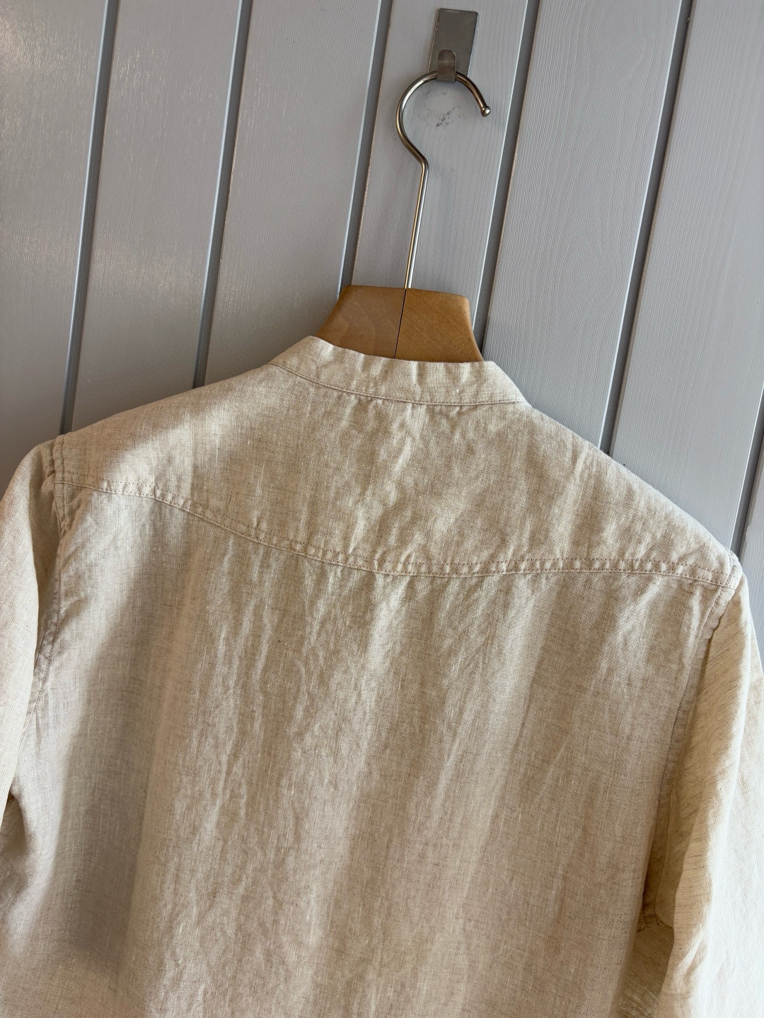 lP🆕20%亚麻男士短袖，男装界的天花板，这款翻领麻料衫短袖精准到每一针的细腻工艺，完全区别于普通面料裁