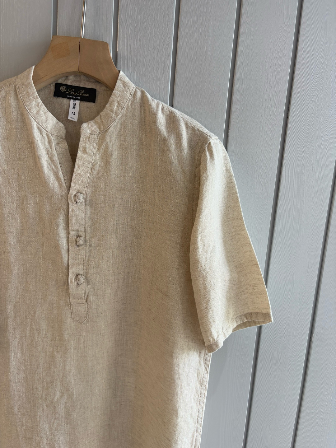 lP🆕20%亚麻男士短袖，男装界的天花板，这款翻领麻料衫短袖精准到每一针的细腻工艺，完全区别于普通面料裁