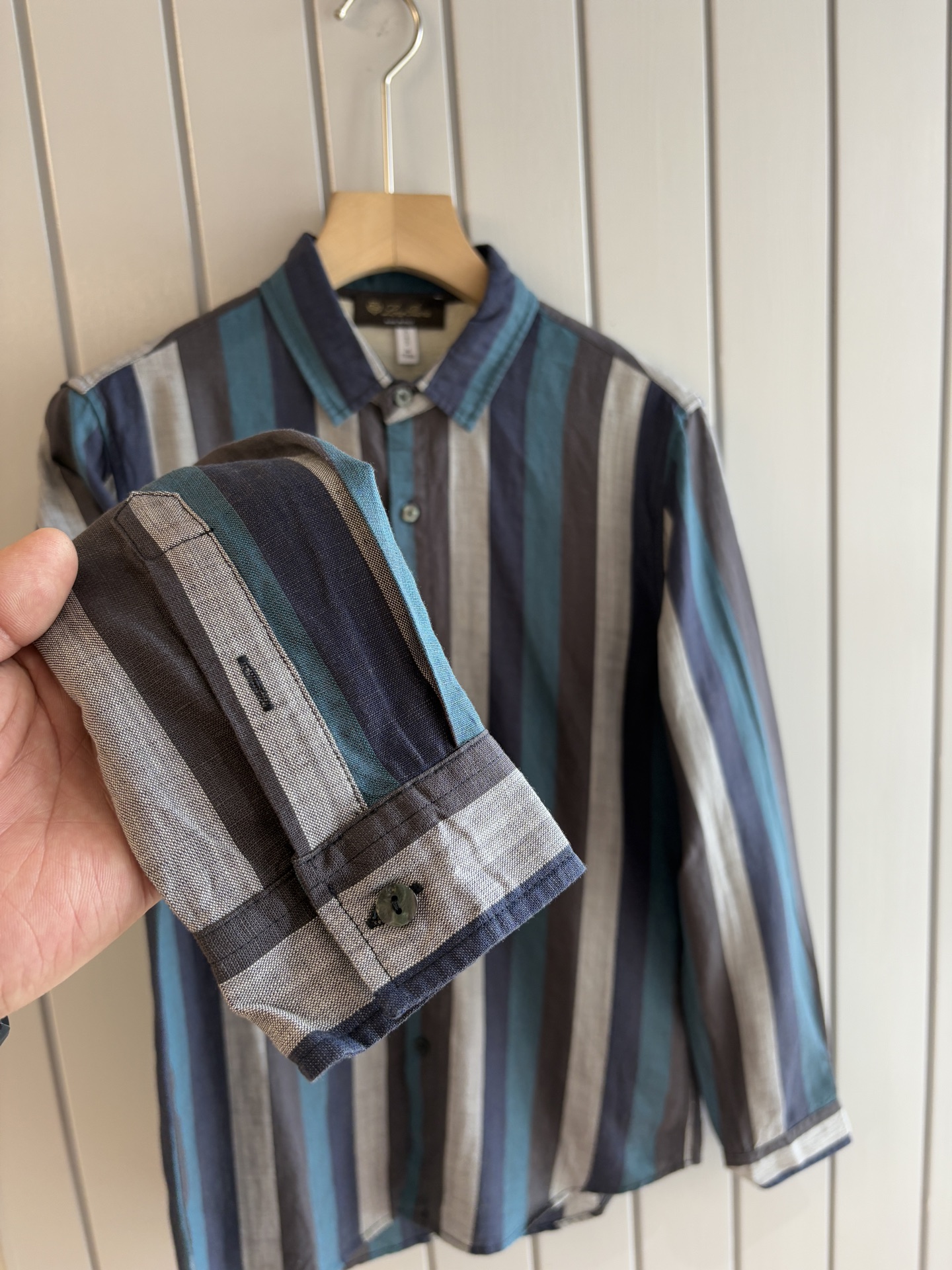 lP🆕 年秋季新款30%亚麻70%色织莱赛尔天丝亚麻休闲长袖衬衣，面料舒适透气&时尚百搭颜色：粉、灰、黄