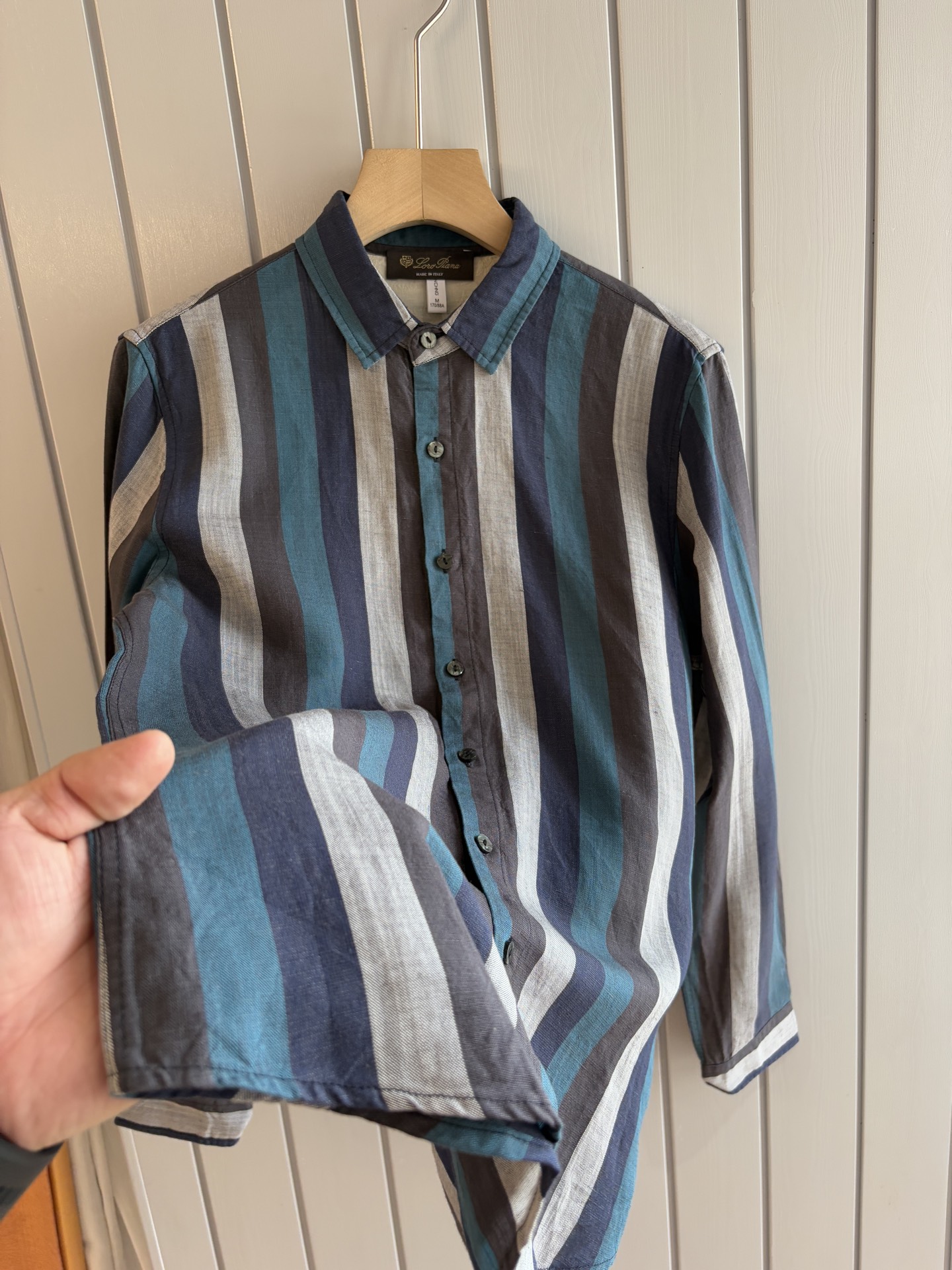 lP🆕 年秋季新款30%亚麻70%色织莱赛尔天丝亚麻休闲长袖衬衣，面料舒适透气&时尚百搭颜色：粉、灰、黄