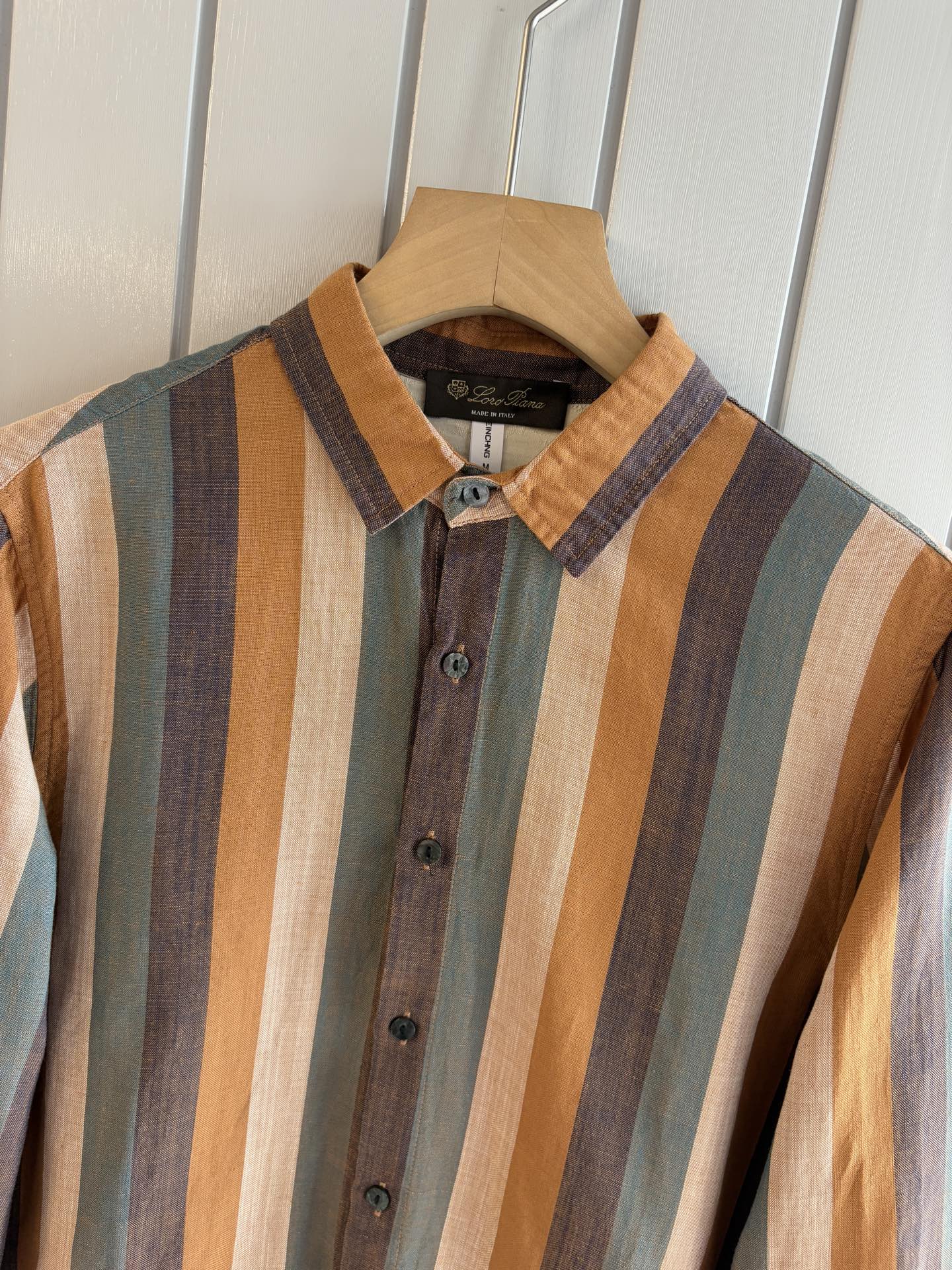 lP🆕 年秋季新款30%亚麻70%色织莱赛尔天丝亚麻休闲长袖衬衣，面料舒适透气&时尚百搭颜色：粉、灰、黄