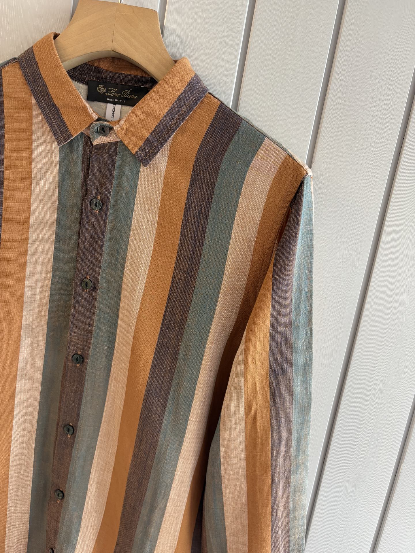 lP🆕 年秋季新款30%亚麻70%色织莱赛尔天丝亚麻休闲长袖衬衣，面料舒适透气&时尚百搭颜色：粉、灰、黄