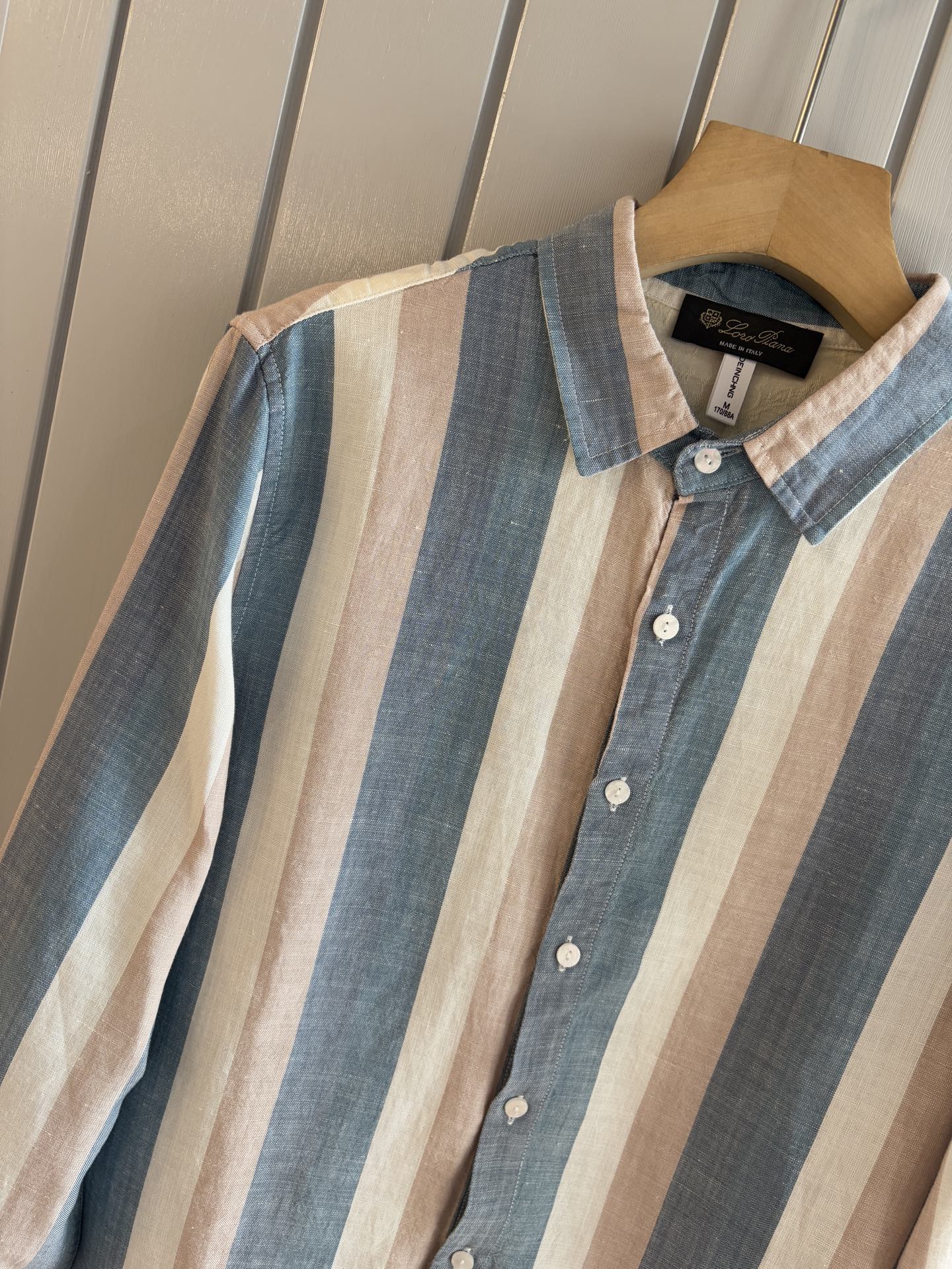 lP🆕 年秋季新款30%亚麻70%色织莱赛尔天丝亚麻休闲长袖衬衣，面料舒适透气&时尚百搭颜色：粉、灰、黄