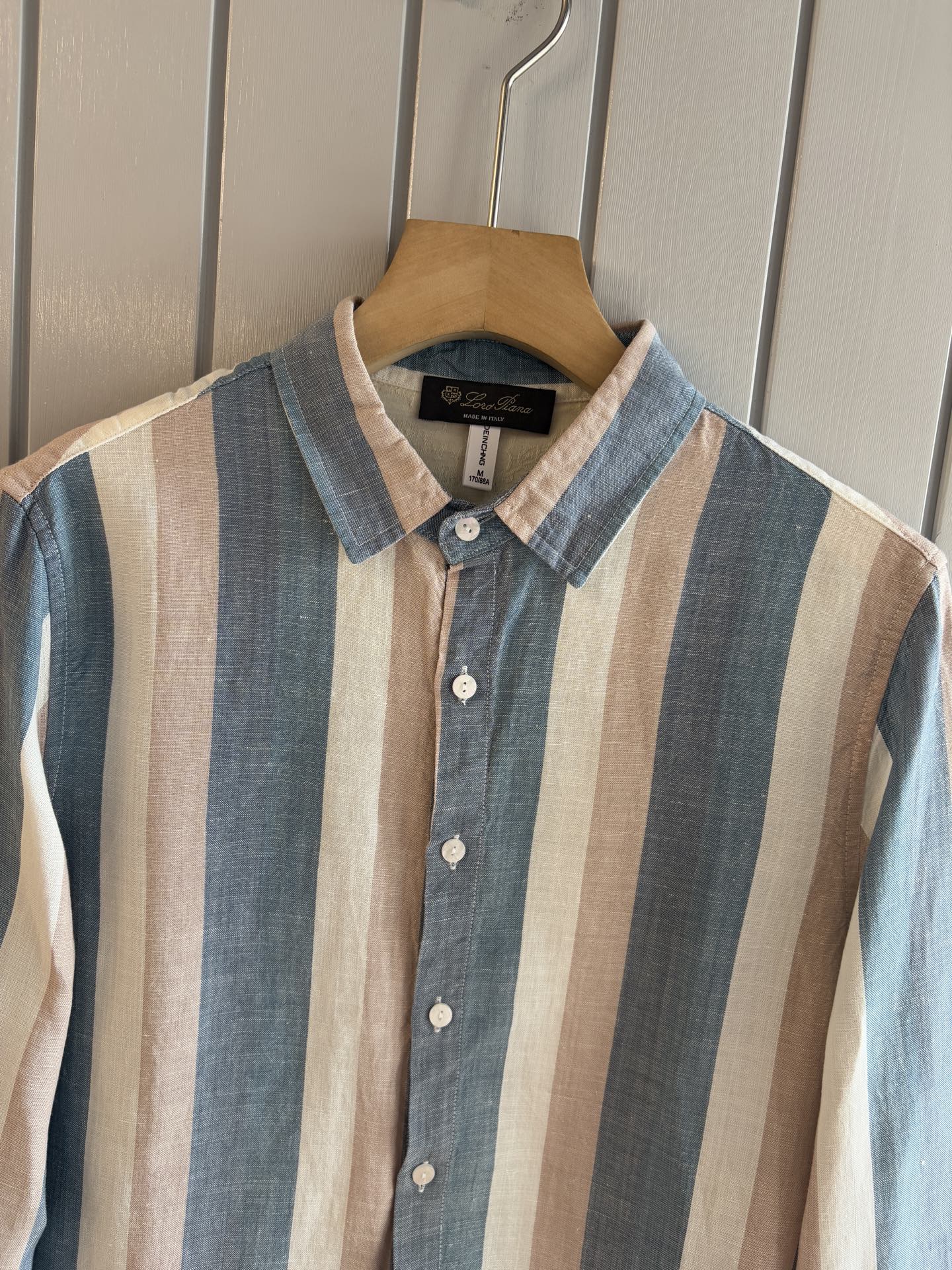 lP🆕 年秋季新款30%亚麻70%色织莱赛尔天丝亚麻休闲长袖衬衣，面料舒适透气&时尚百搭颜色：粉、灰、黄