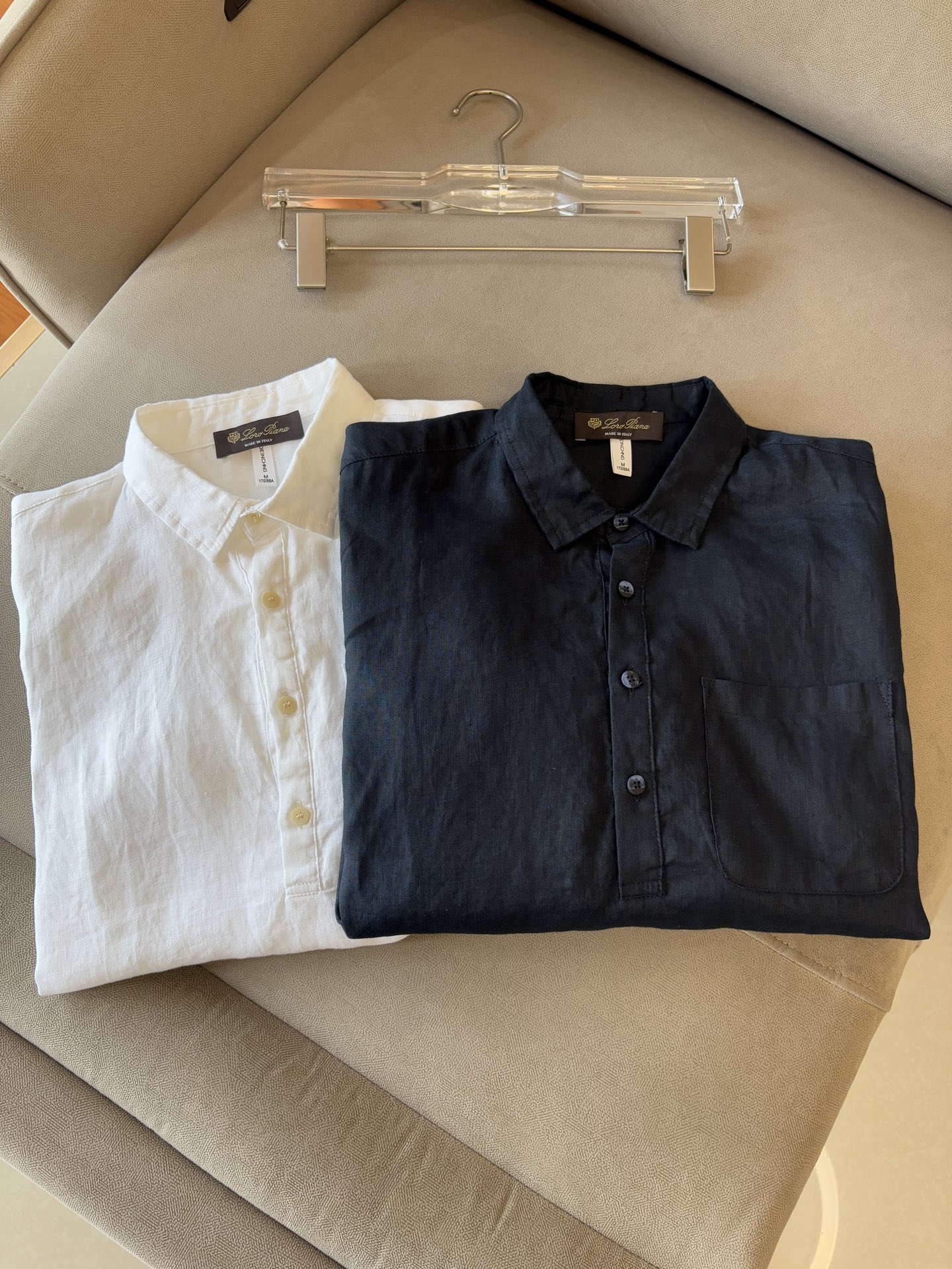 NO:470312,;LP new linen pullover casual long-sleeved shirt in autumn, comfortable and breathable fabric & fashionable and versatile color white and royal blue Size M-3XL, loro piano, alexander wang19860909；LP年秋季新款亚麻套头休闲长袖衬衣,面料舒适透气&时尚百搭 颜色白色、宝蓝色 尺码M-3XL,,loro piana,alexander wang,Men's clothing