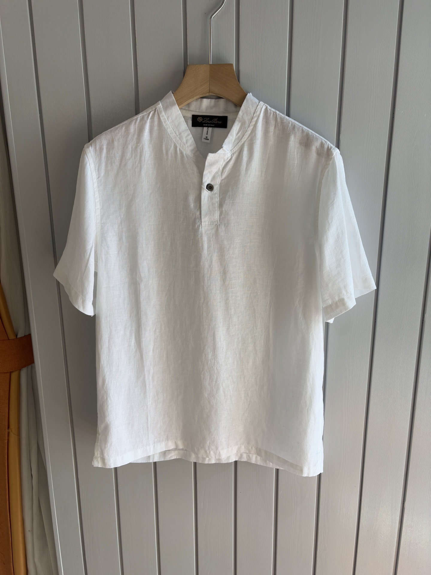 NO:481604,LP New pure linen simple versatile pullover casual shirt, comfortable and breathable fabric & fashionable versatile color white, original titanium color, carbon gray Size M-3XL, loro piana, alexander wang19860909LP 年夏季新款纯亚麻简约百搭套头休闲衬衣,面料舒适透气&时尚百搭 颜色白色、原麻色、碳灰色 尺码M-3XL,,loro piana,alexander wang,Men's clothing