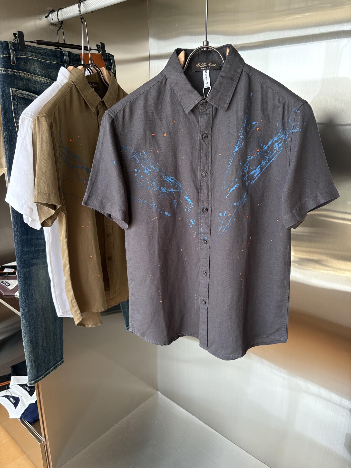 NO:478332,.L Home 2025 autumn new 30 linen 70 color woven laiser linen casual short-sleeved shirt, comfortable and breathable fabric & fashionable and versatile color white khaki blue Size M-3XL,,louis vuitton,T-shirt,alexander wang19860909.L家2025年秋季新款30亚麻70色织莱赛尔天丝亚麻休闲短袖衬衣,面料舒适透气&时尚百搭 颜色白色卡其蓝色 尺码M-3XL,,louis vuitton,T-shirt,alexander wang,Men's clothing