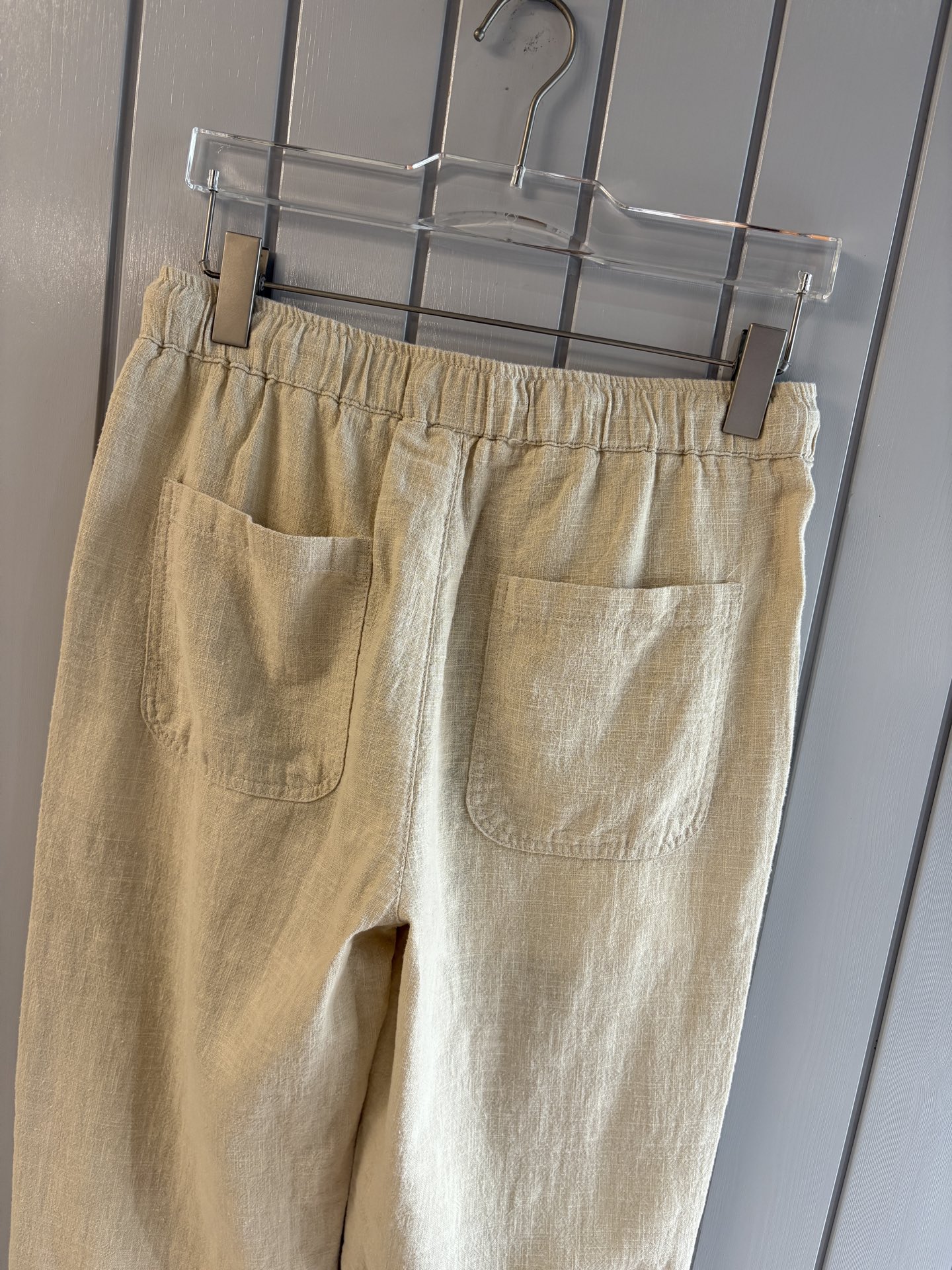 L2025年秋季新款70%苎麻30%棉简约百搭薄款透气直筒休闲长裤👖，面料柔软舒适透气&休闲百搭
尺码：