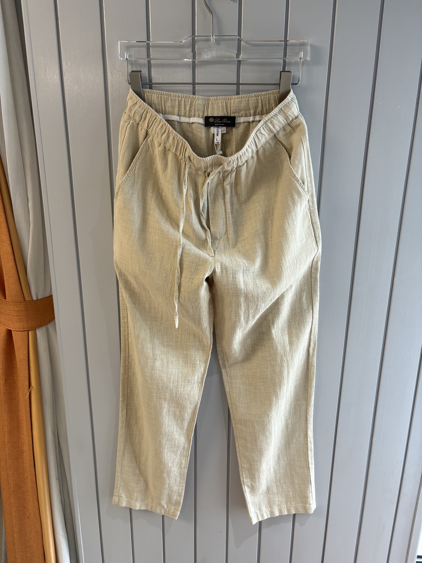 L2025年秋季新款70%苎麻30%棉简约百搭薄款透气直筒休闲长裤👖，面料柔软舒适透气&休闲百搭
尺码：